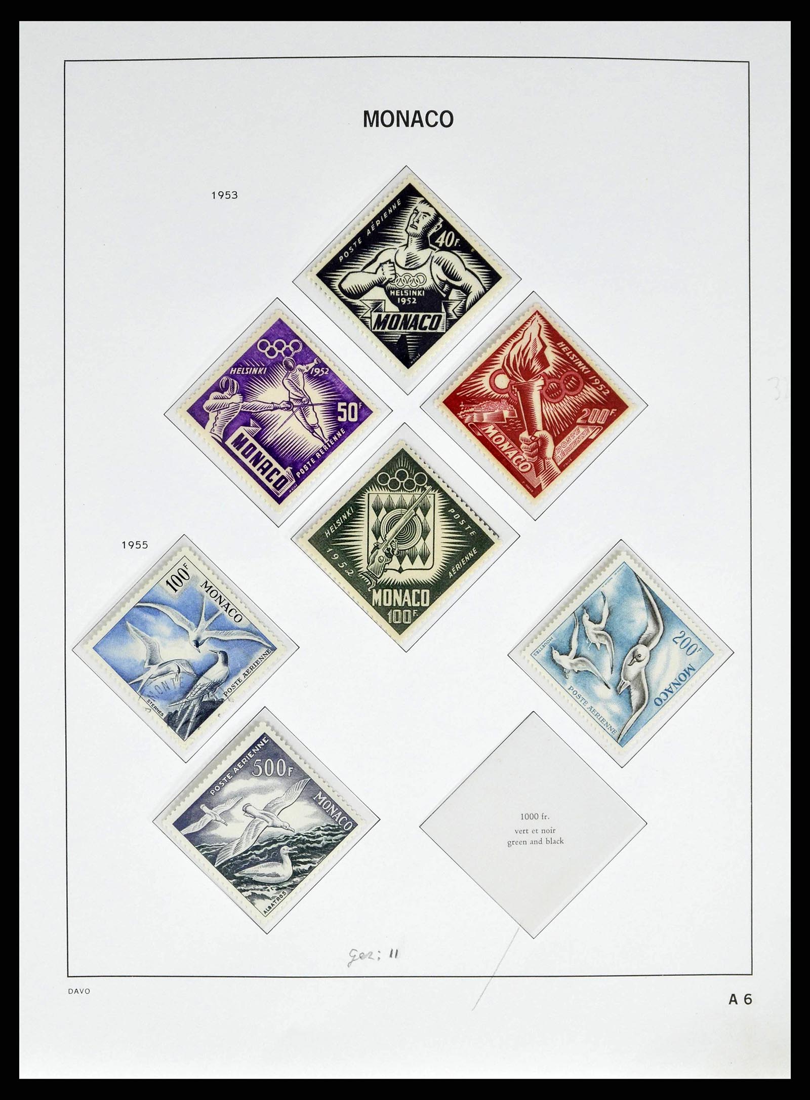 38725 0067 - Stamp collection 38725 Monaco 1885-1997.