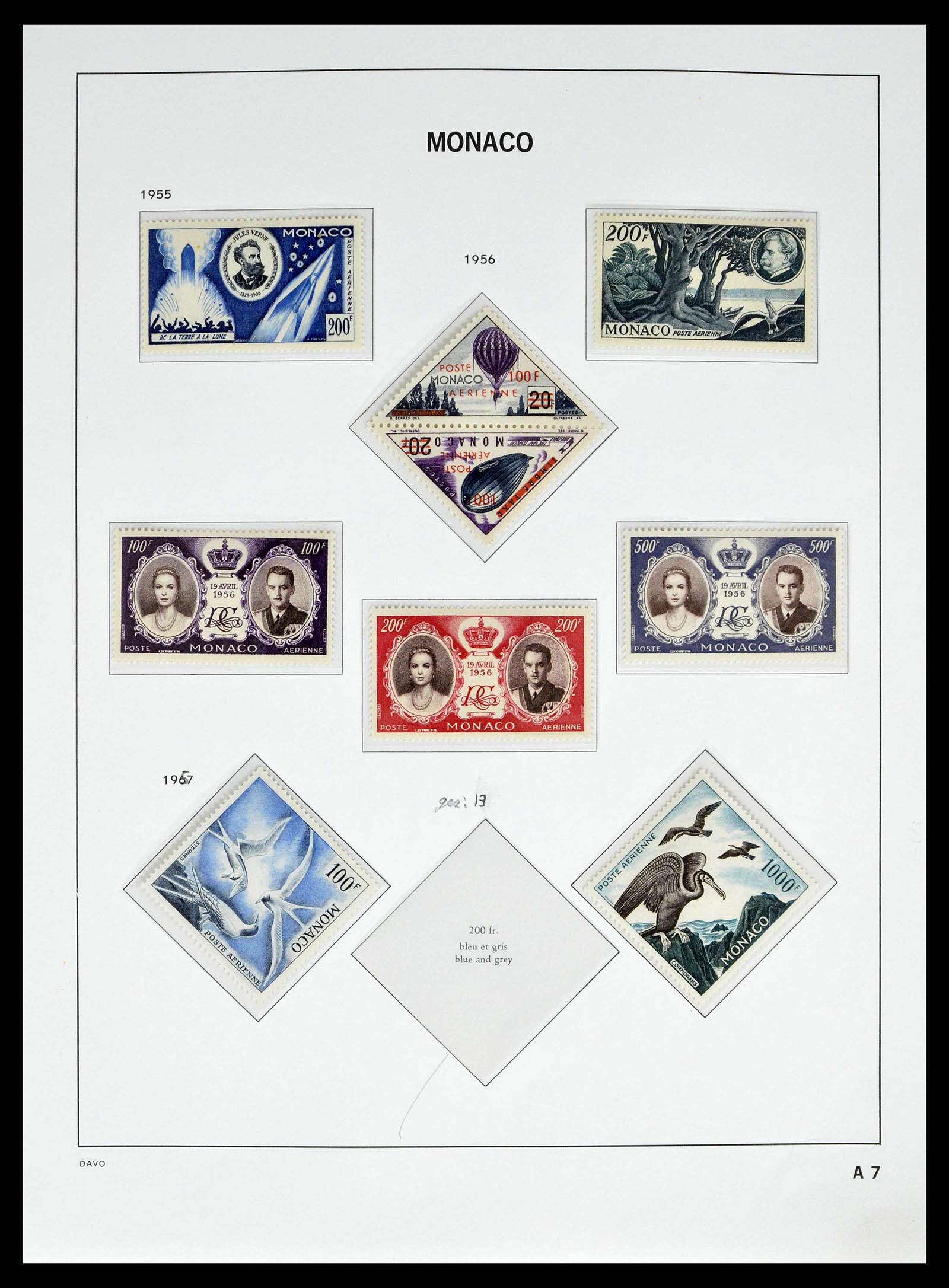 38725 0068 - Stamp collection 38725 Monaco 1885-1997.