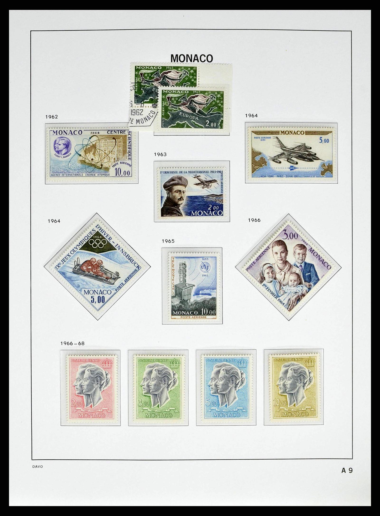 38725 0070 - Stamp collection 38725 Monaco 1885-1997.