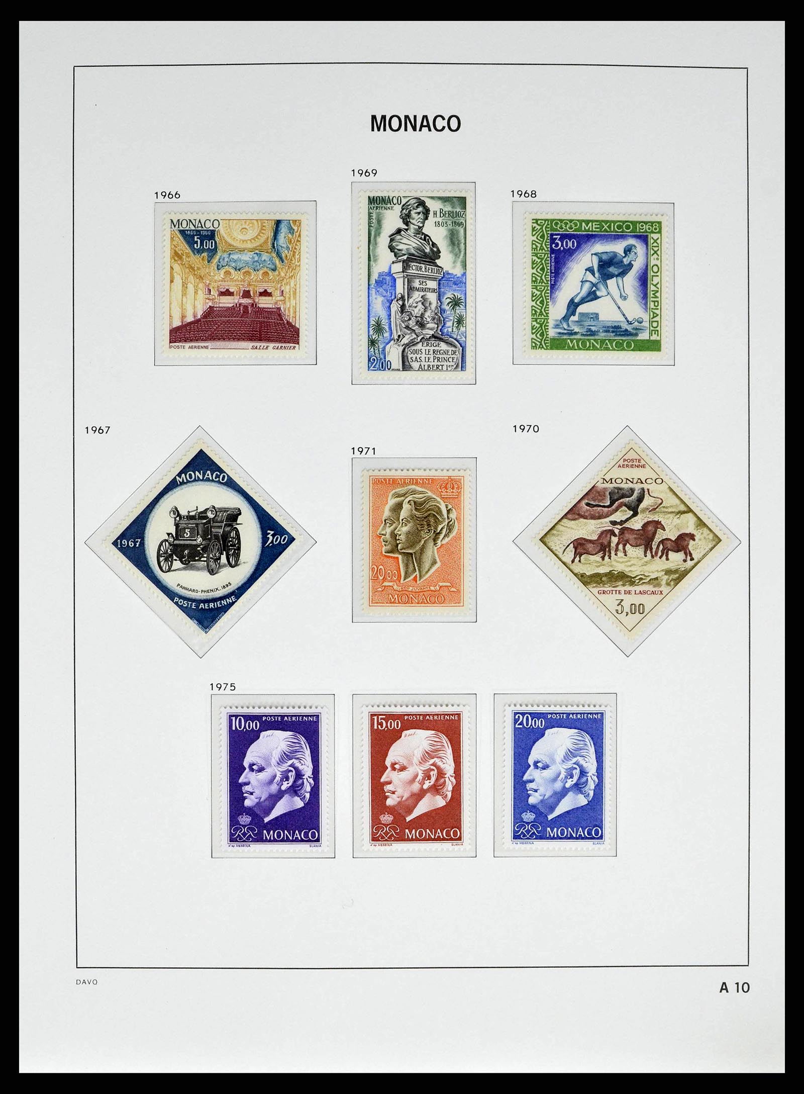 38725 0071 - Stamp collection 38725 Monaco 1885-1997.