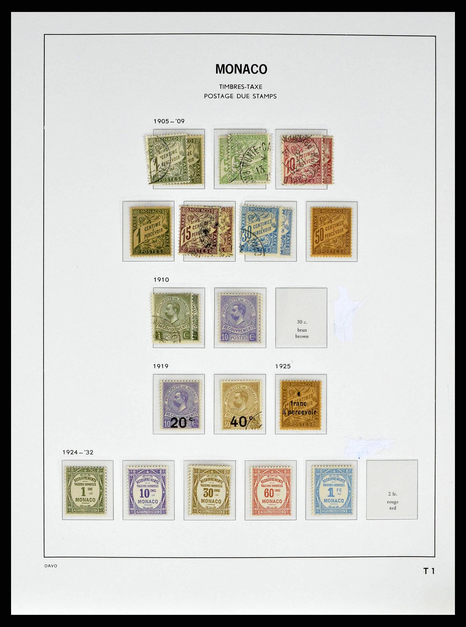 38725 0081 - Stamp collection 38725 Monaco 1885-1997.