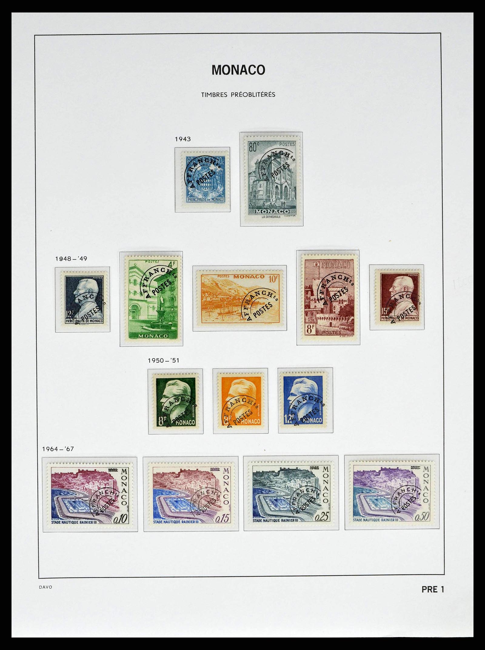 38725 0085 - Stamp collection 38725 Monaco 1885-1997.