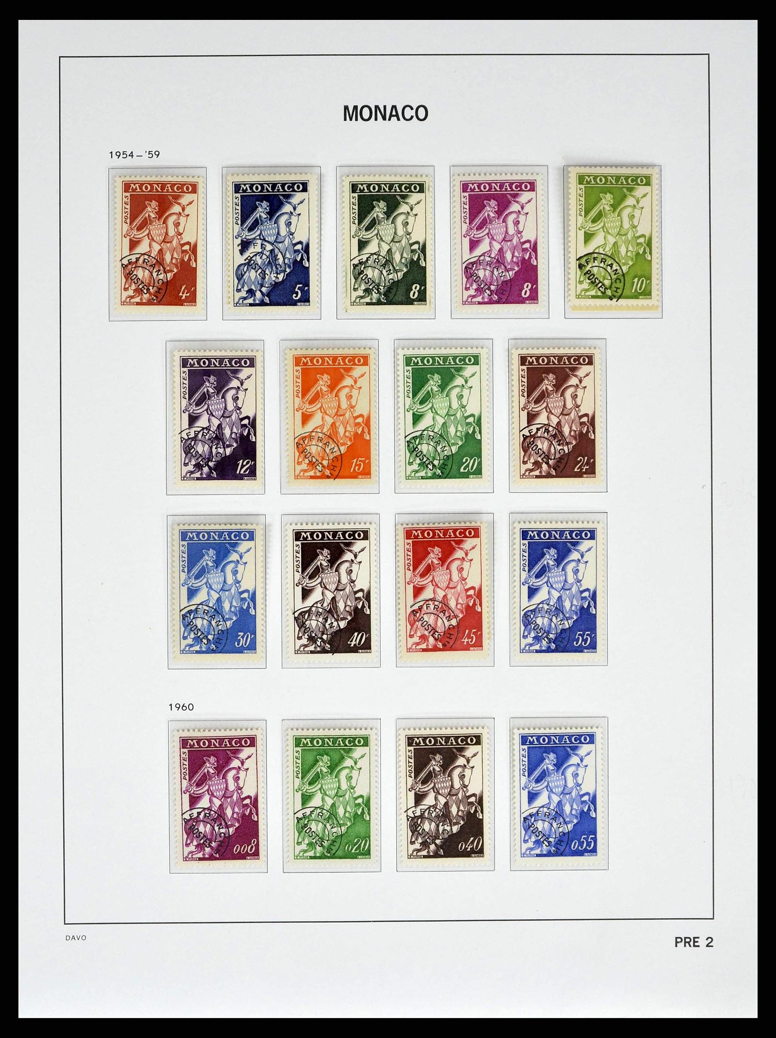 38725 0086 - Stamp collection 38725 Monaco 1885-1997.