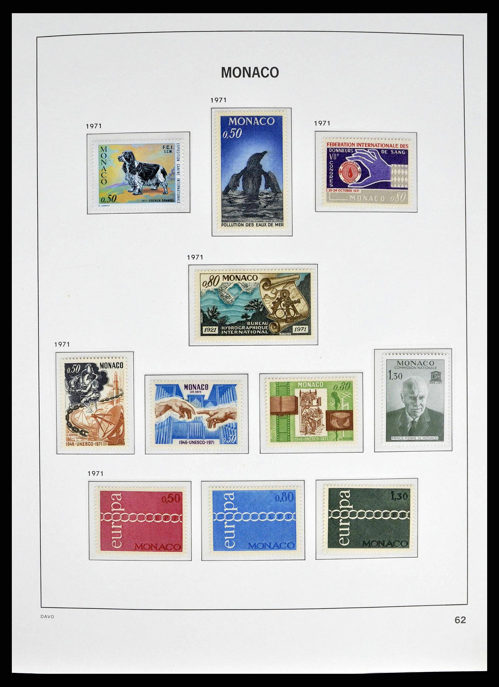 38725 0087 - Stamp collection 38725 Monaco 1885-1997.
