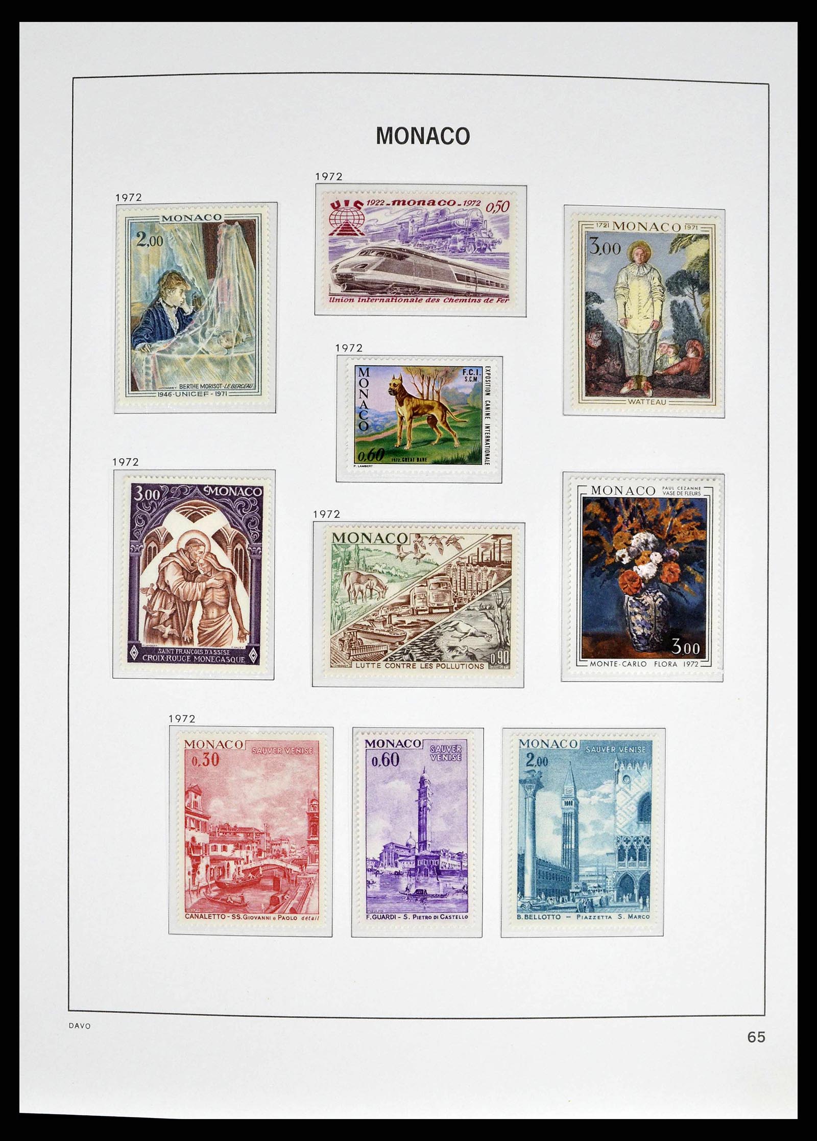 38725 0090 - Stamp collection 38725 Monaco 1885-1997.
