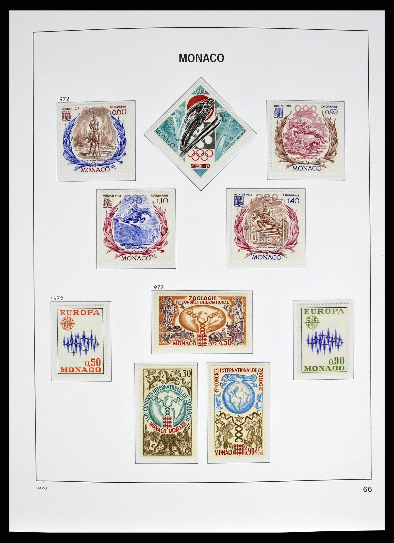 38725 0092 - Stamp collection 38725 Monaco 1885-1997.