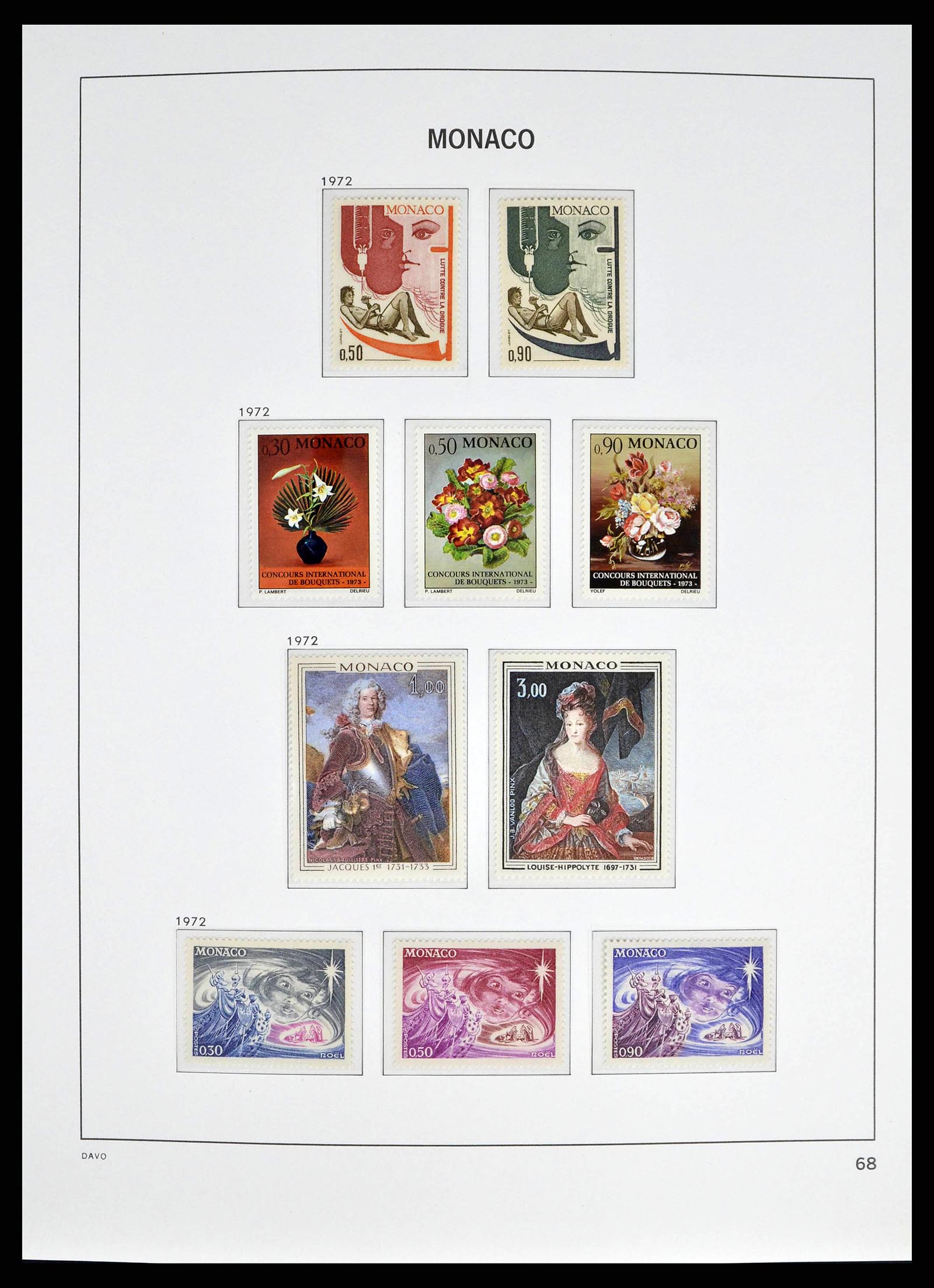 38725 0094 - Stamp collection 38725 Monaco 1885-1997.