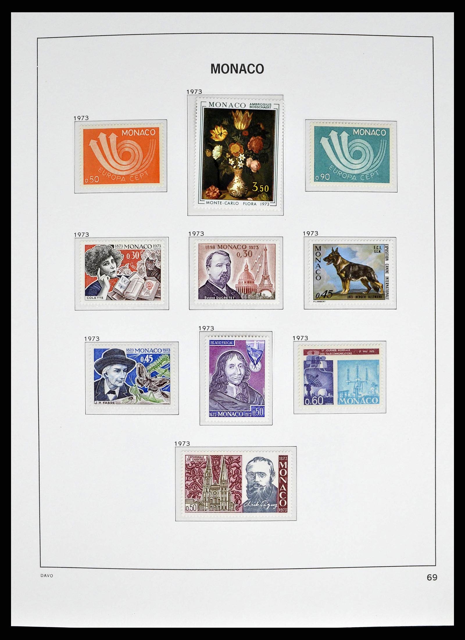 38725 0095 - Stamp collection 38725 Monaco 1885-1997.