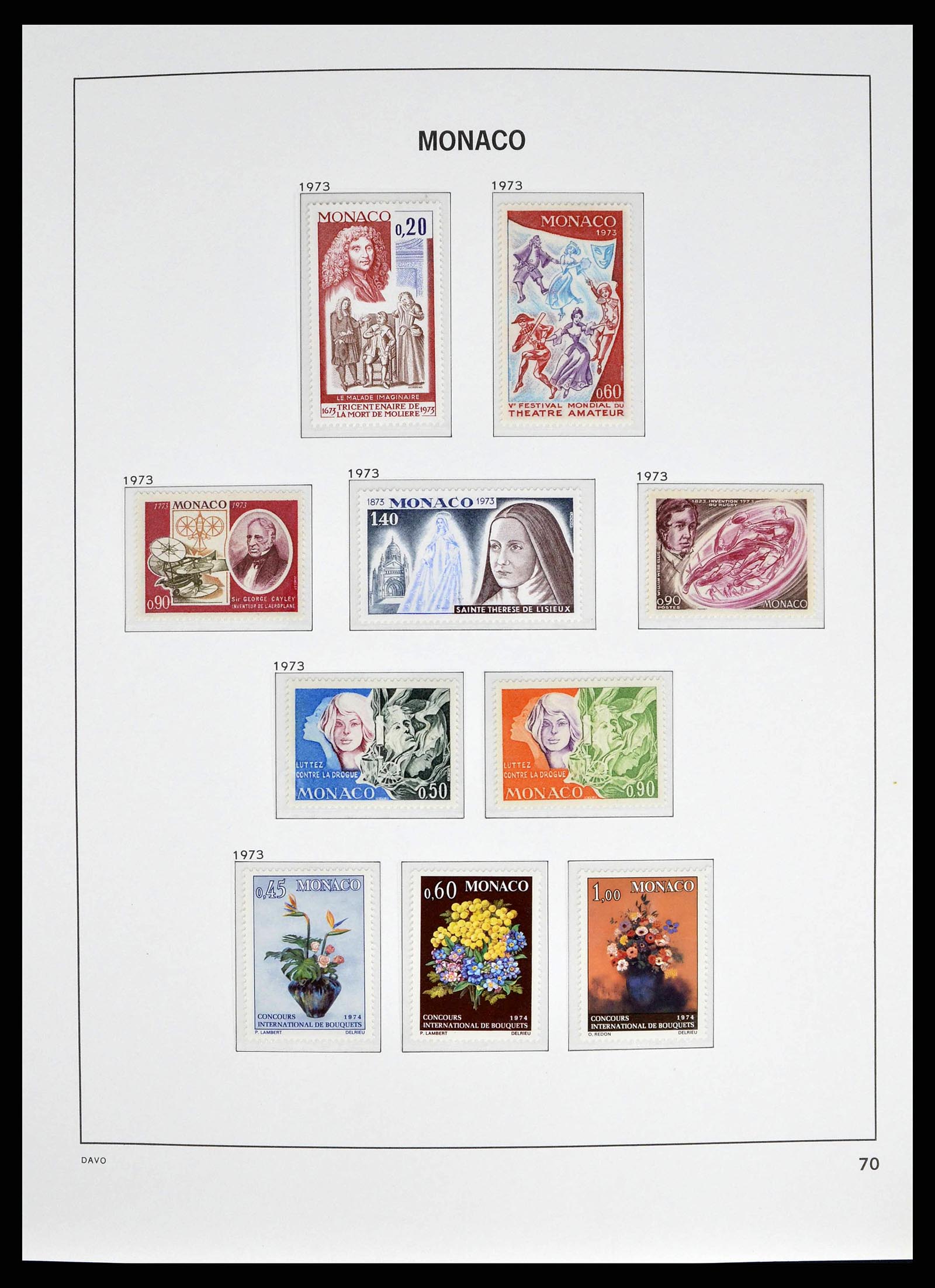 38725 0096 - Stamp collection 38725 Monaco 1885-1997.
