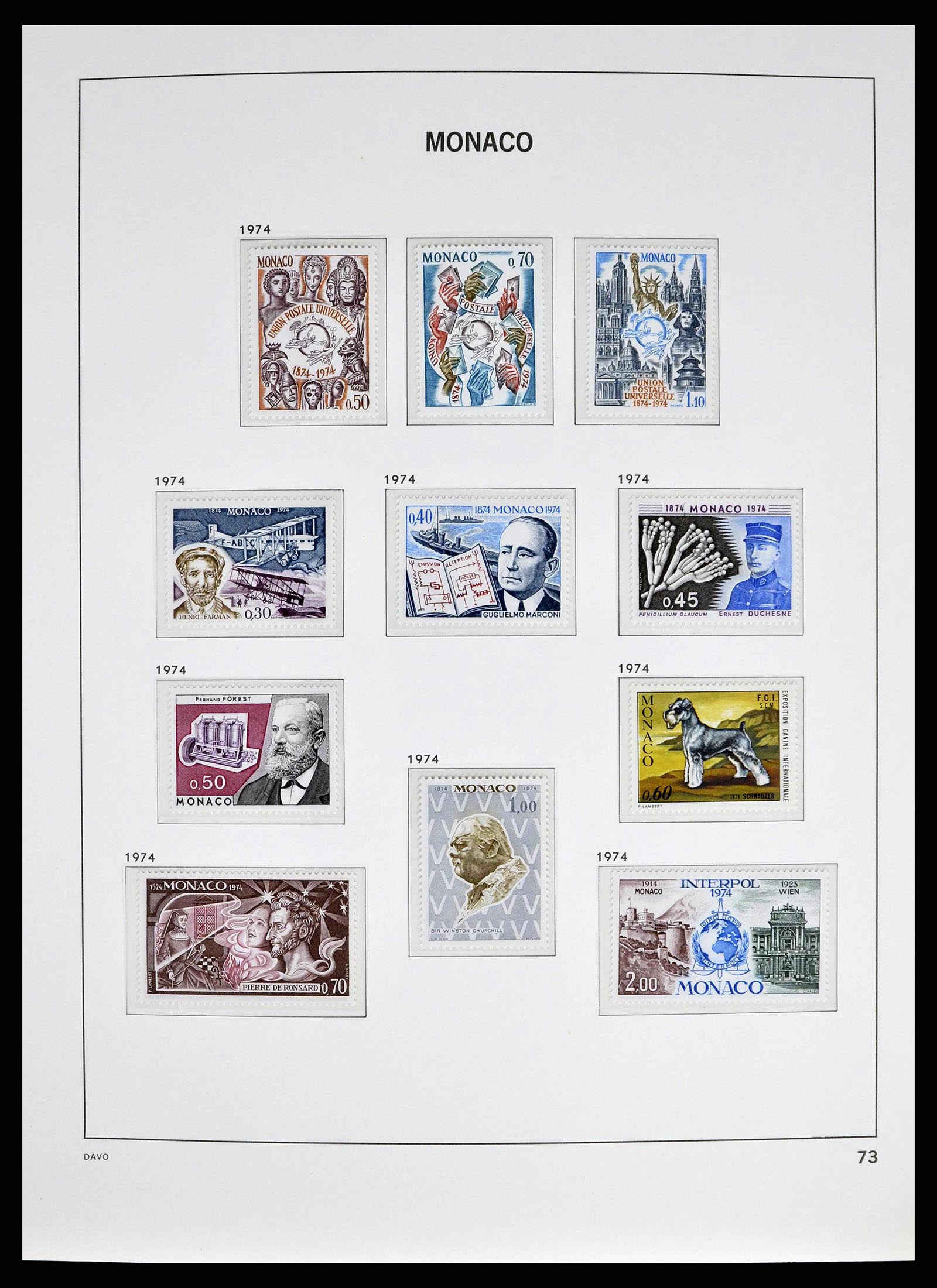 38725 0099 - Stamp collection 38725 Monaco 1885-1997.