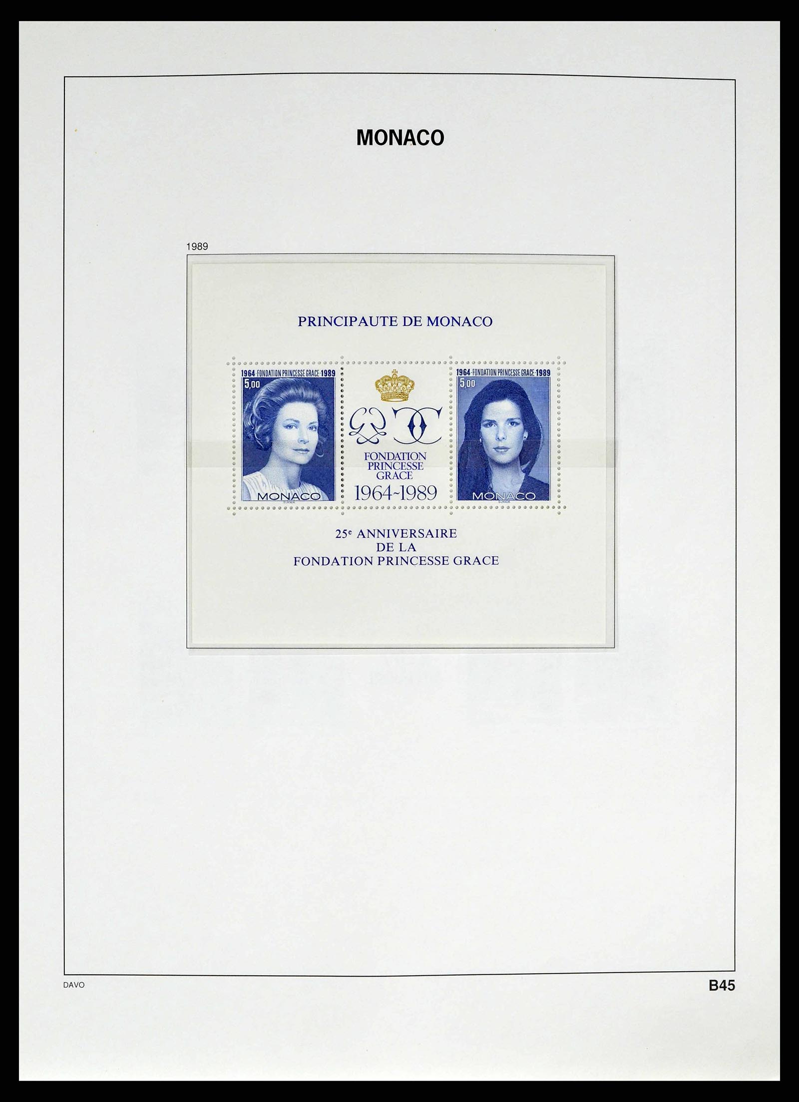 38725 0265 - Stamp collection 38725 Monaco 1885-1997.
