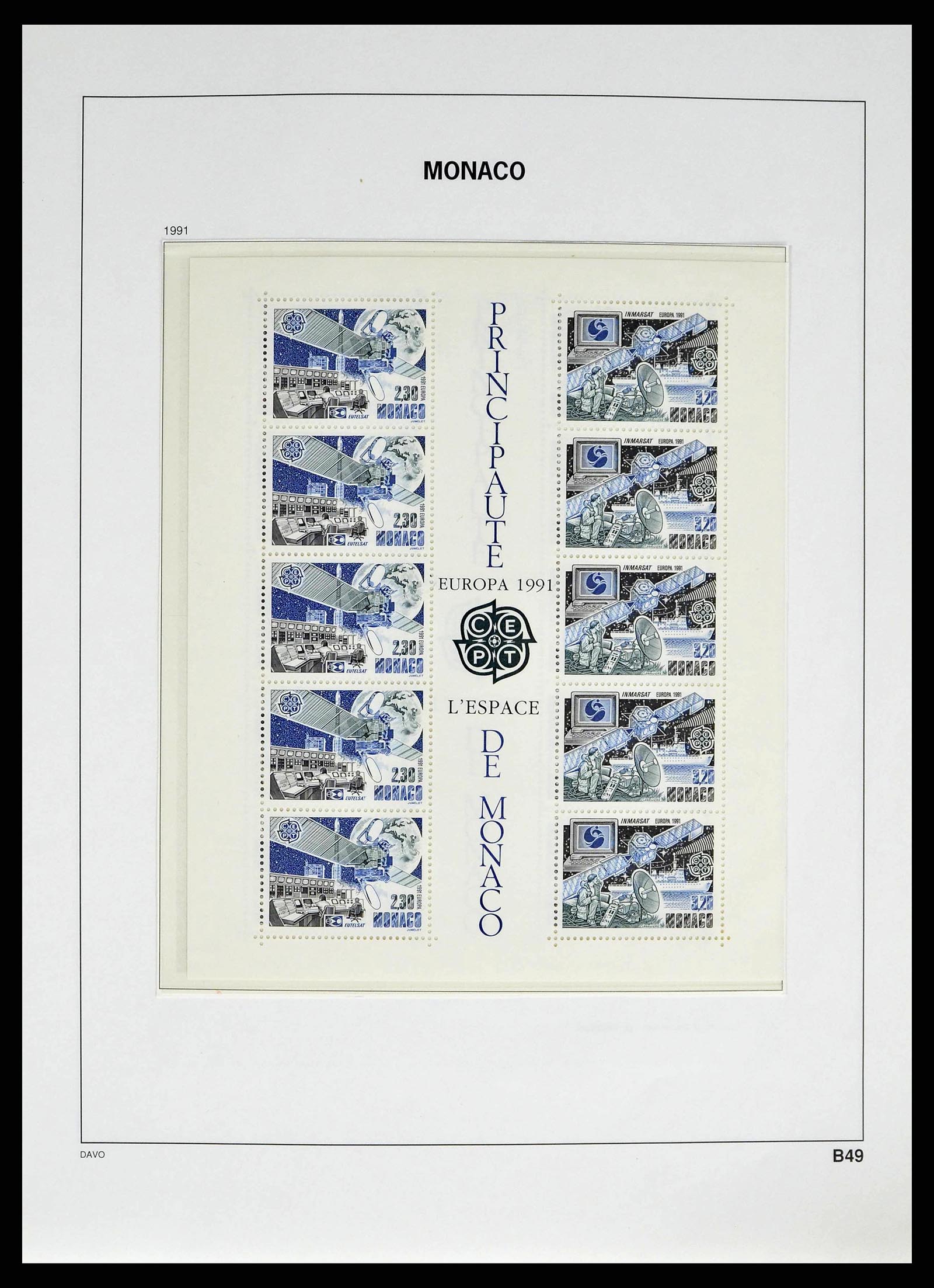 38725 0269 - Stamp collection 38725 Monaco 1885-1997.