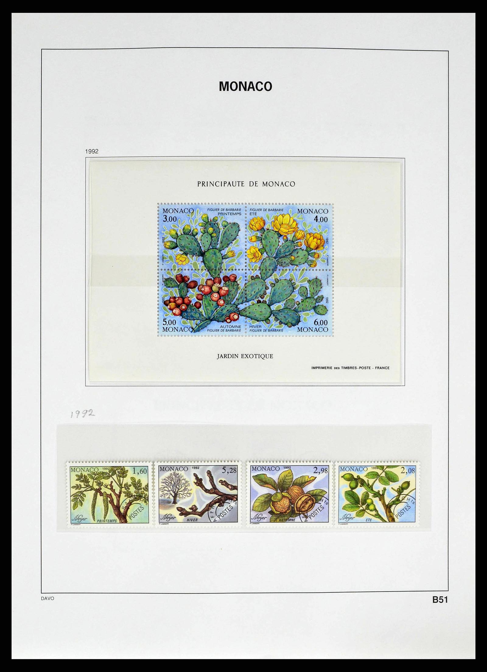 38725 0271 - Stamp collection 38725 Monaco 1885-1997.