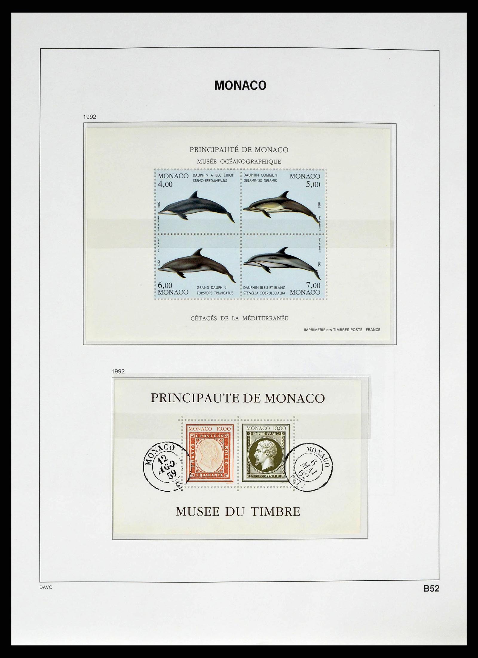 38725 0272 - Stamp collection 38725 Monaco 1885-1997.