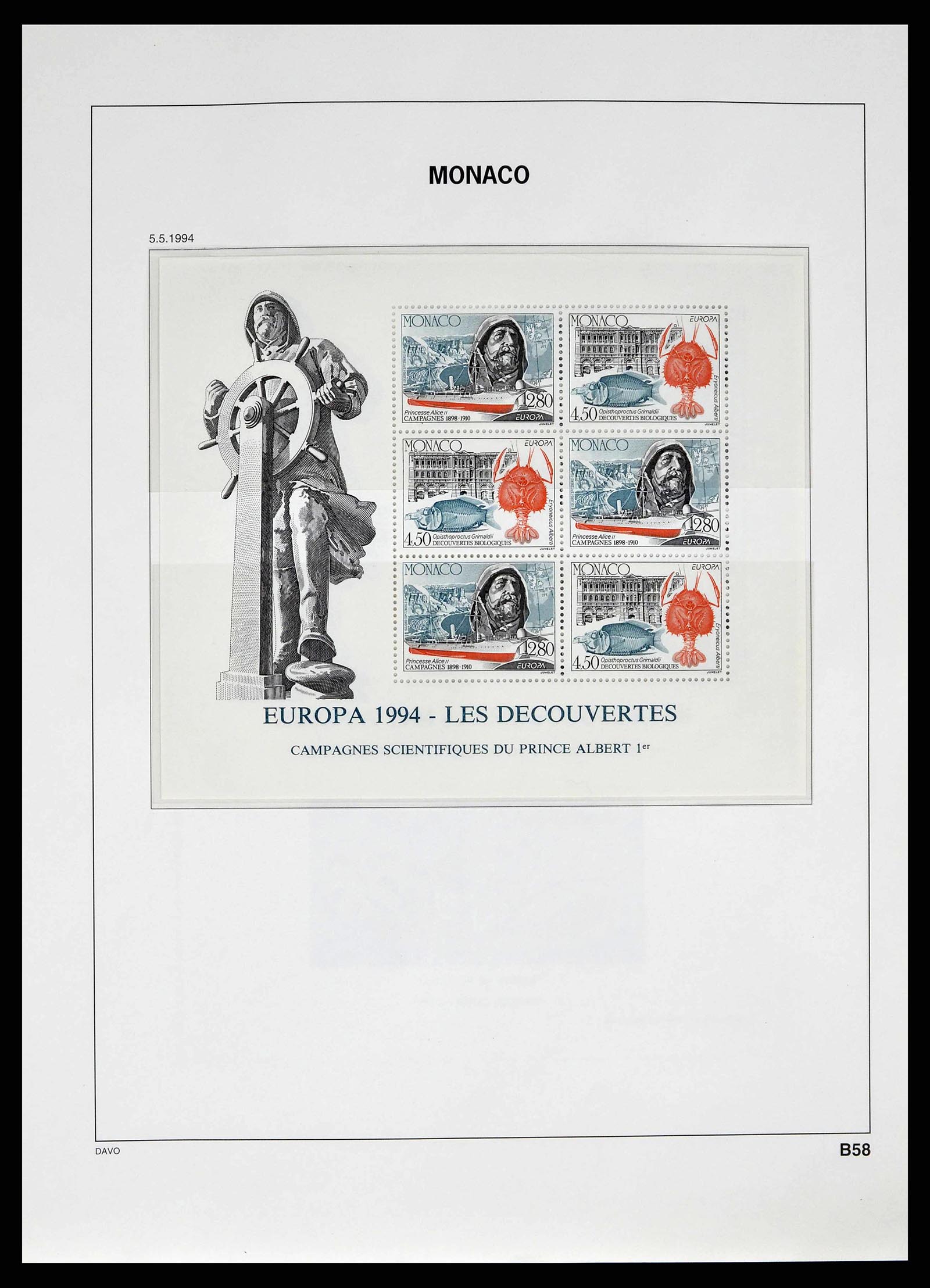 38725 0277 - Stamp collection 38725 Monaco 1885-1997.