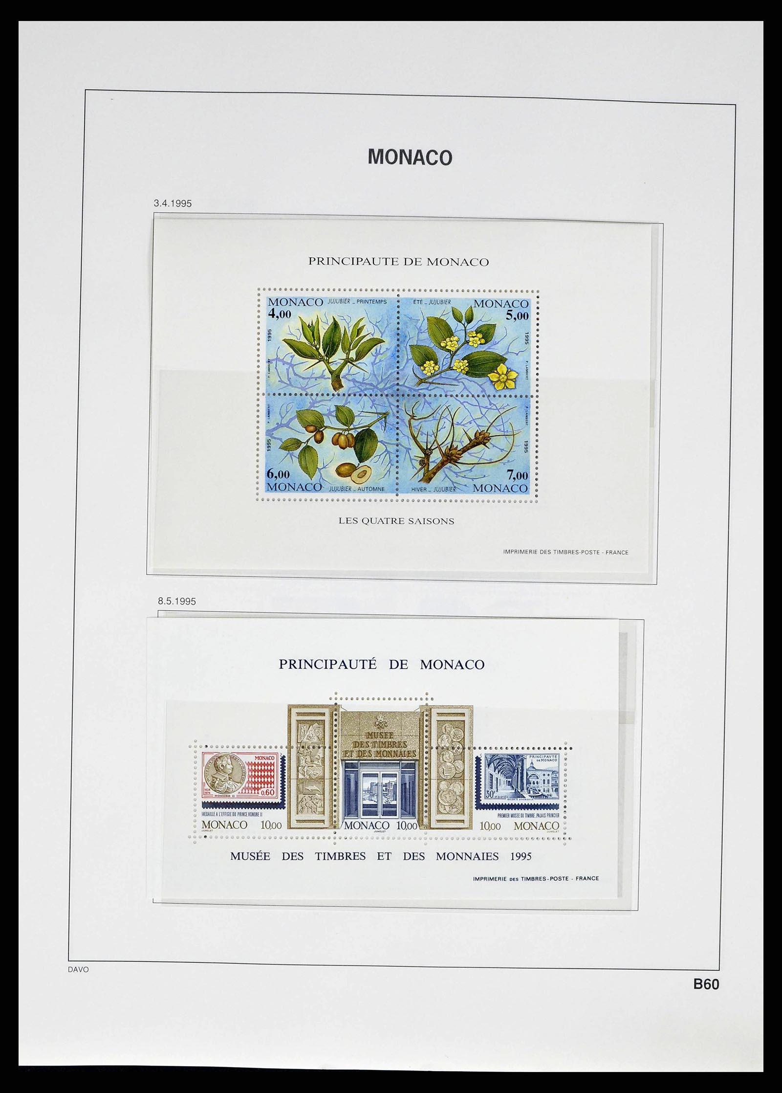38725 0279 - Stamp collection 38725 Monaco 1885-1997.
