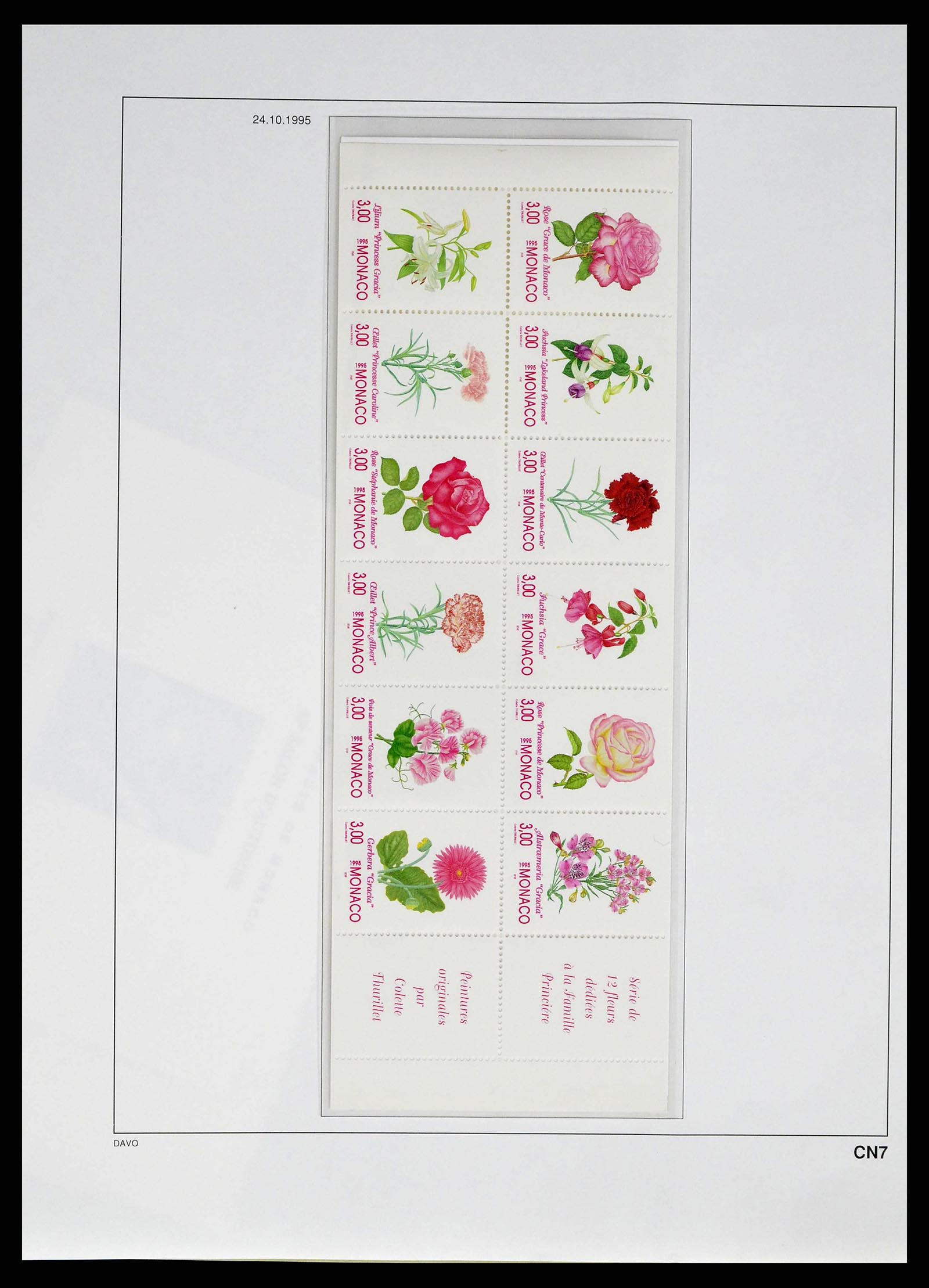 38725 0281 - Postzegelverzameling 38725 Monaco 1885-1997.