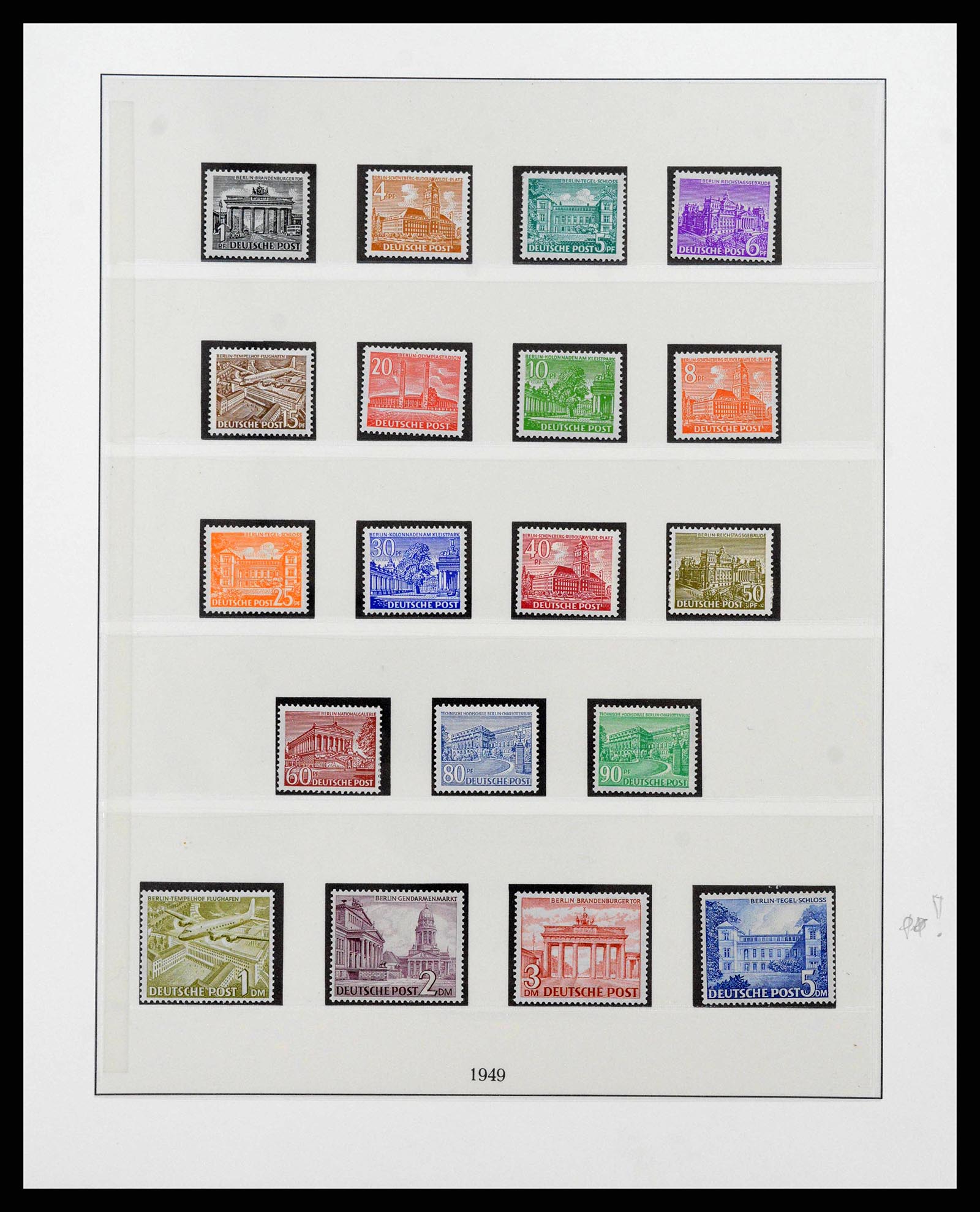 38727 0002 - Postzegelverzameling 38727 Berlijn 1948-1984.