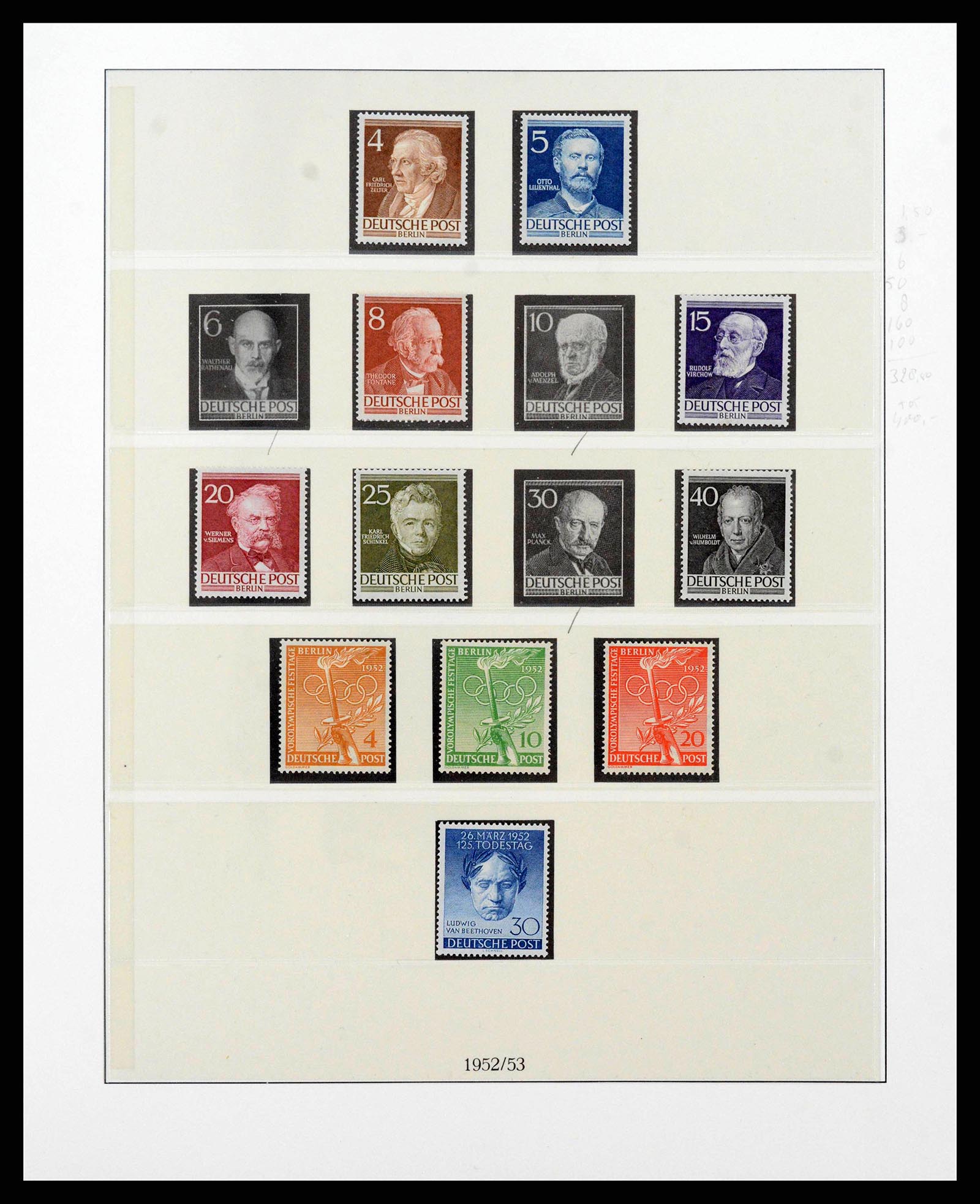 38727 0005 - Postzegelverzameling 38727 Berlijn 1948-1984.