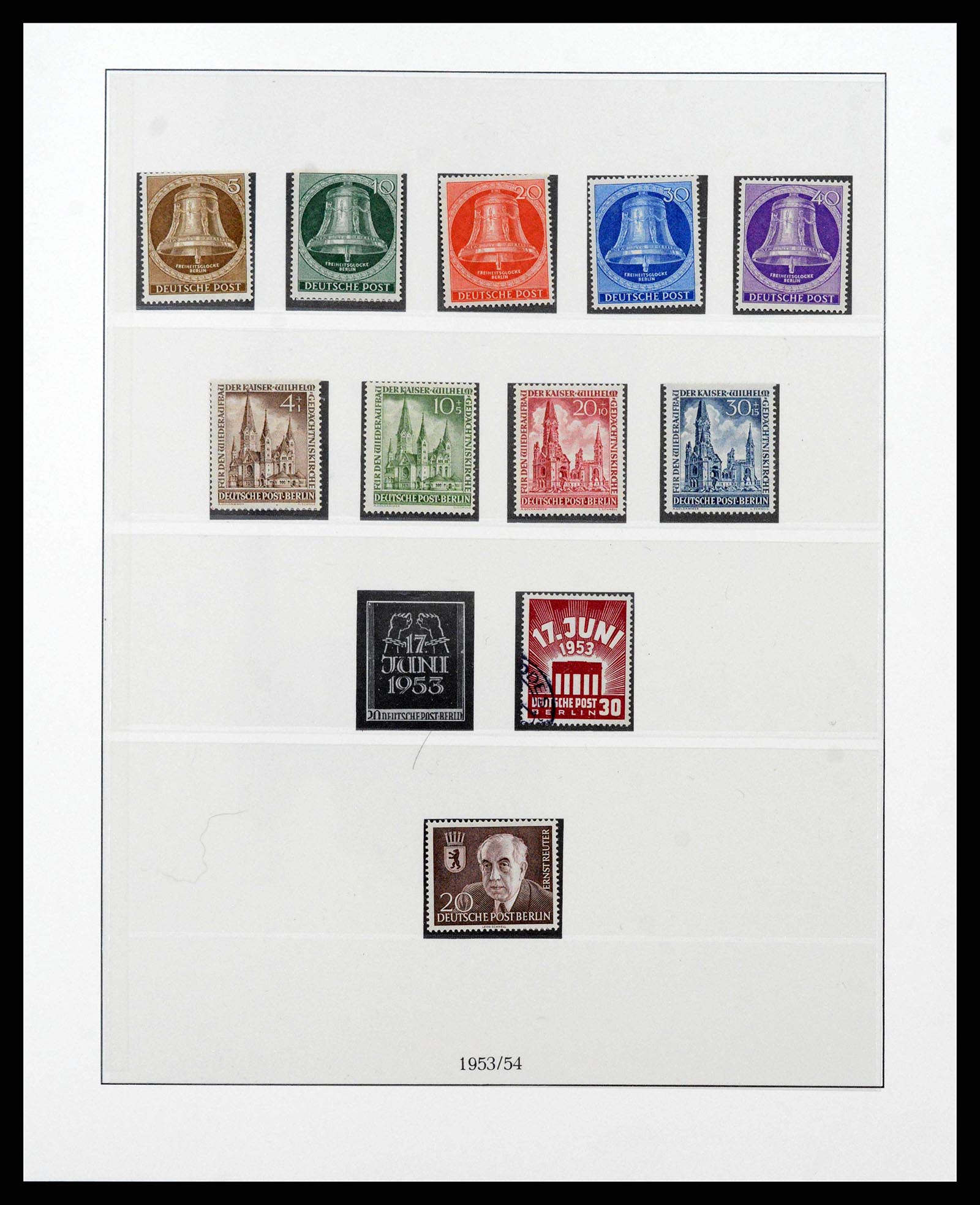 38727 0006 - Postzegelverzameling 38727 Berlijn 1948-1984.