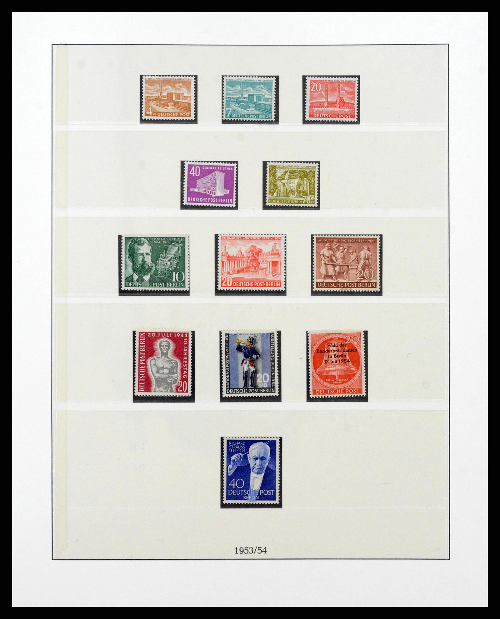 38727 0007 - Postzegelverzameling 38727 Berlijn 1948-1984.