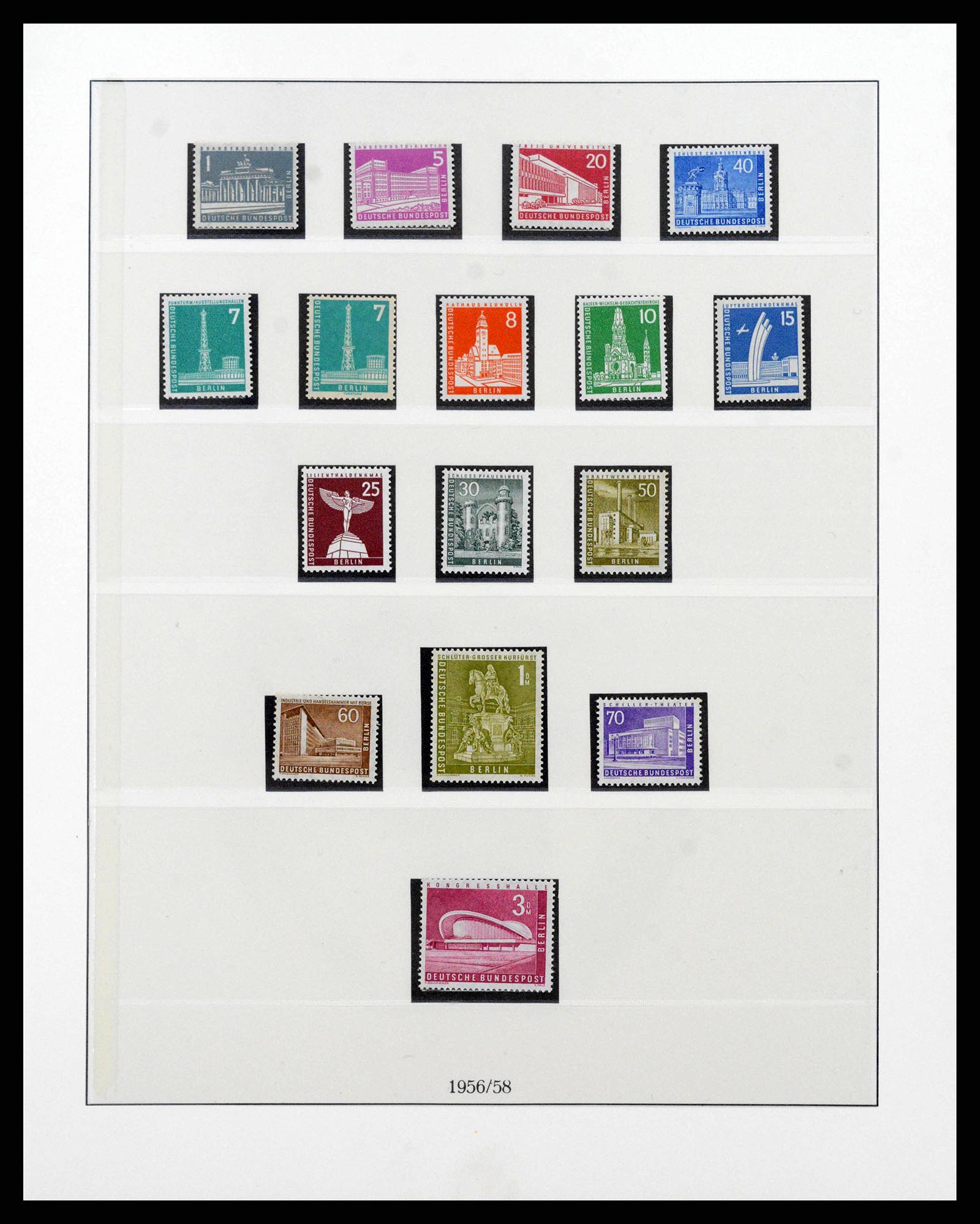 38727 0009 - Postzegelverzameling 38727 Berlijn 1948-1984.