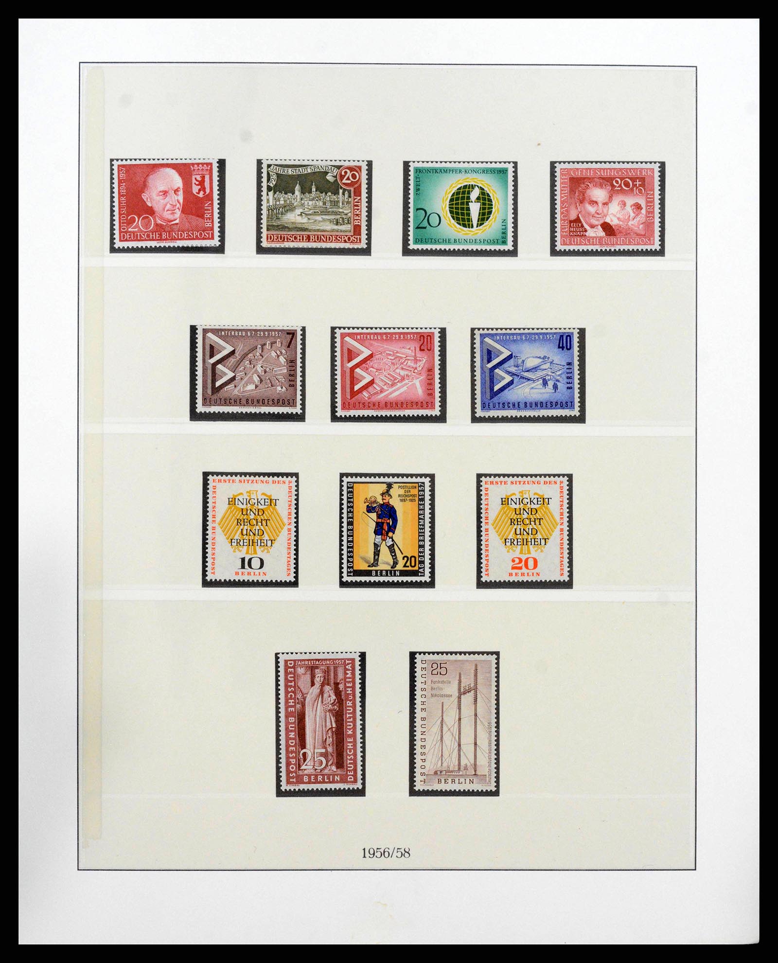 38727 0011 - Postzegelverzameling 38727 Berlijn 1948-1984.