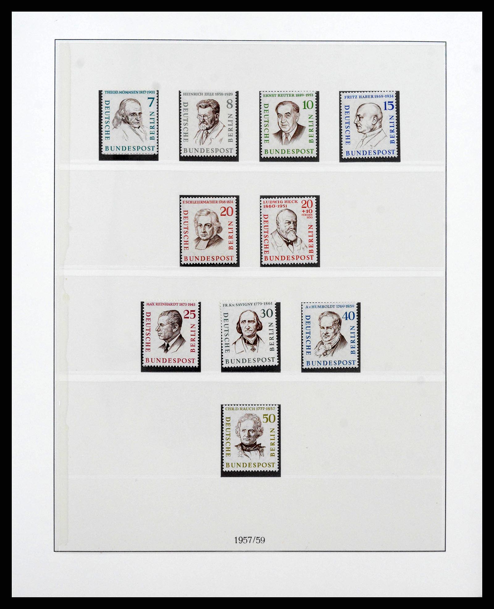 38727 0012 - Postzegelverzameling 38727 Berlijn 1948-1984.