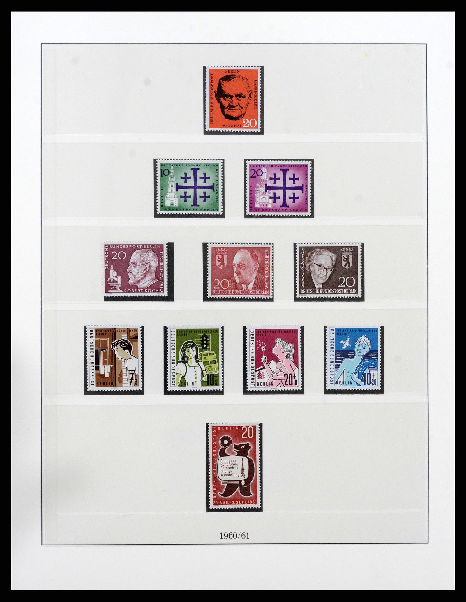 38727 0013 - Postzegelverzameling 38727 Berlijn 1948-1984.