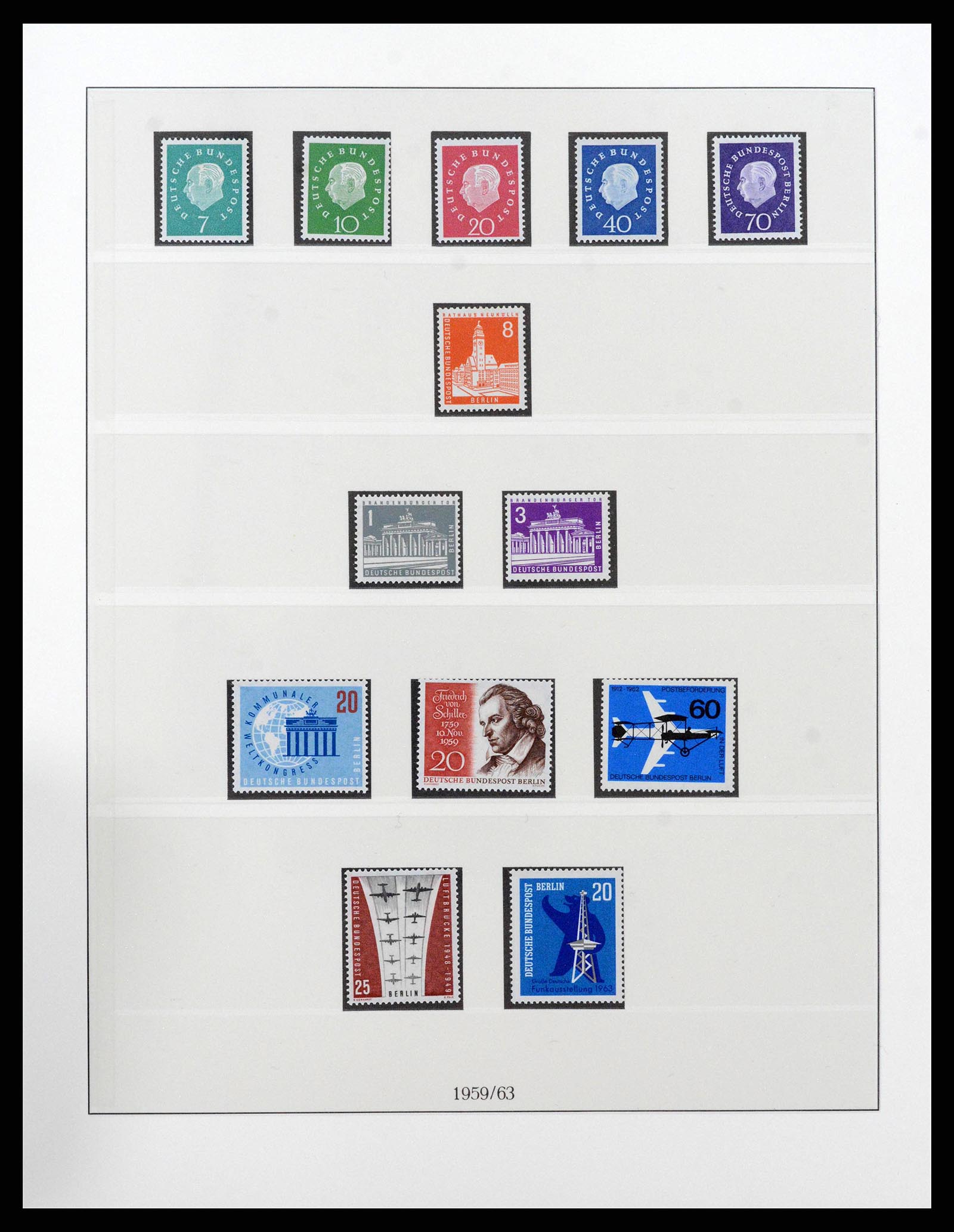 38727 0014 - Postzegelverzameling 38727 Berlijn 1948-1984.
