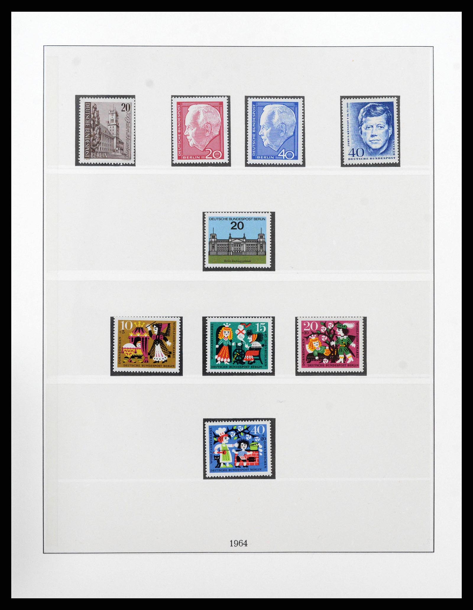38727 0017 - Postzegelverzameling 38727 Berlijn 1948-1984.