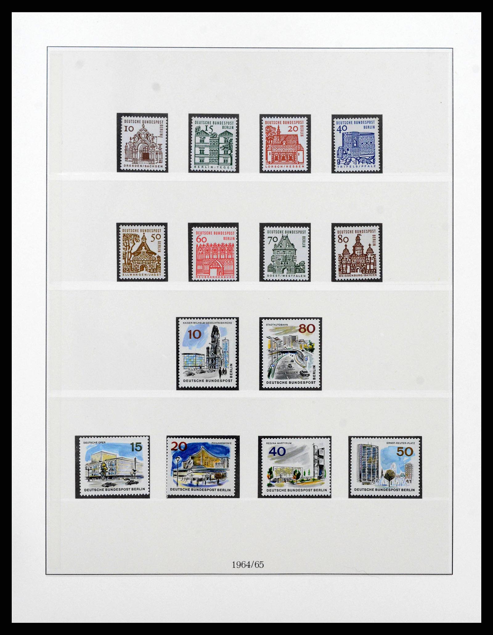 38727 0018 - Postzegelverzameling 38727 Berlijn 1948-1984.