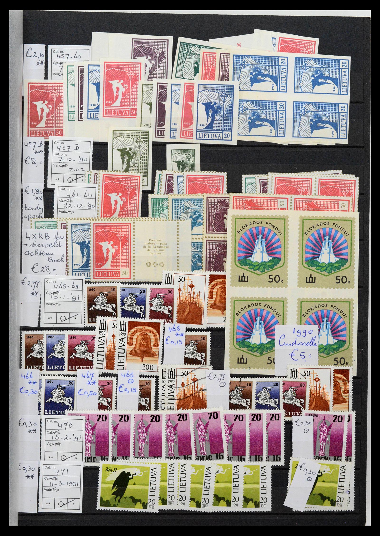 38728 0001 - Stamp collection 38728 Lithuania 1991-2022!