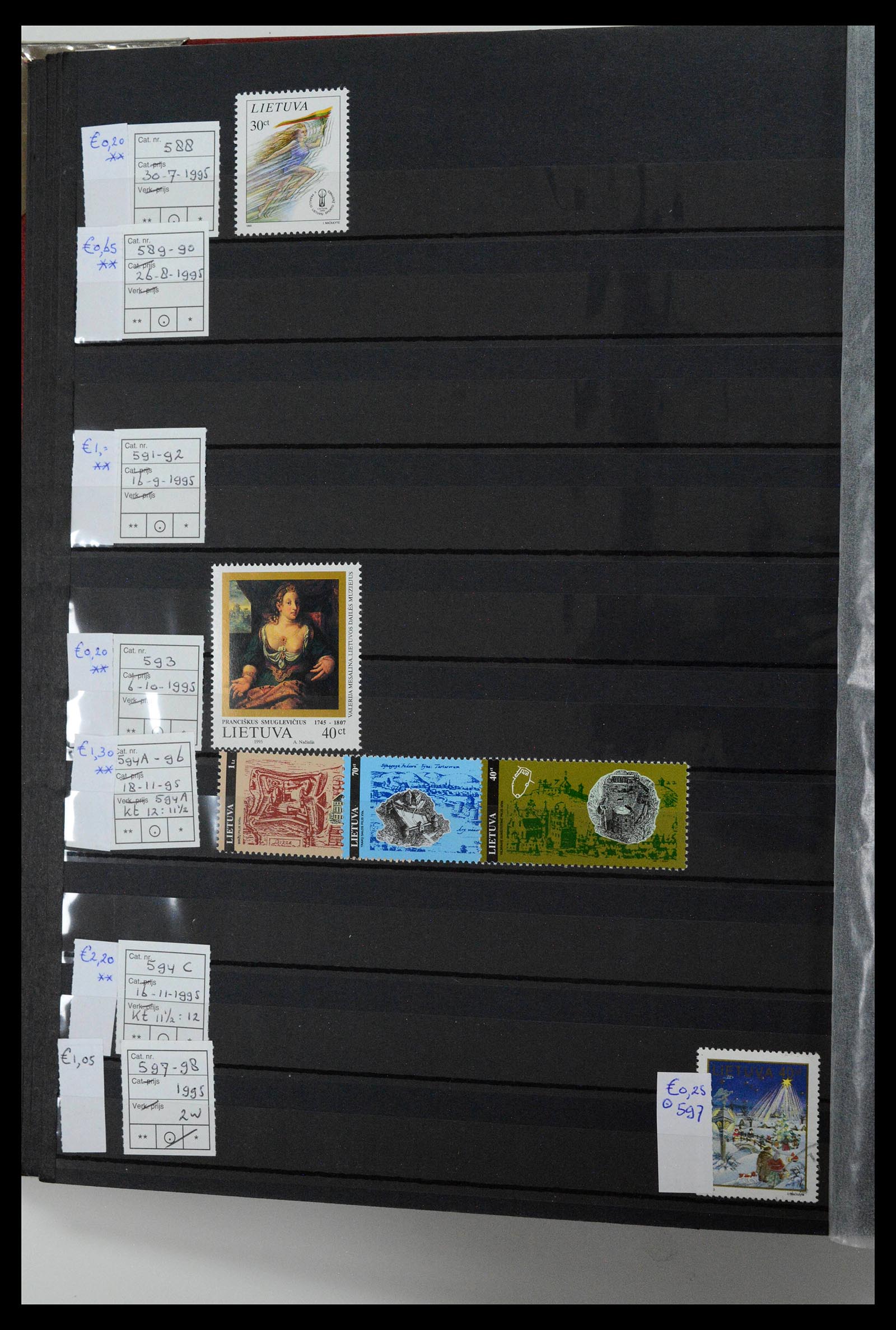38728 0012 - Postzegelverzameling 38728 Litouwen 1991-2022!