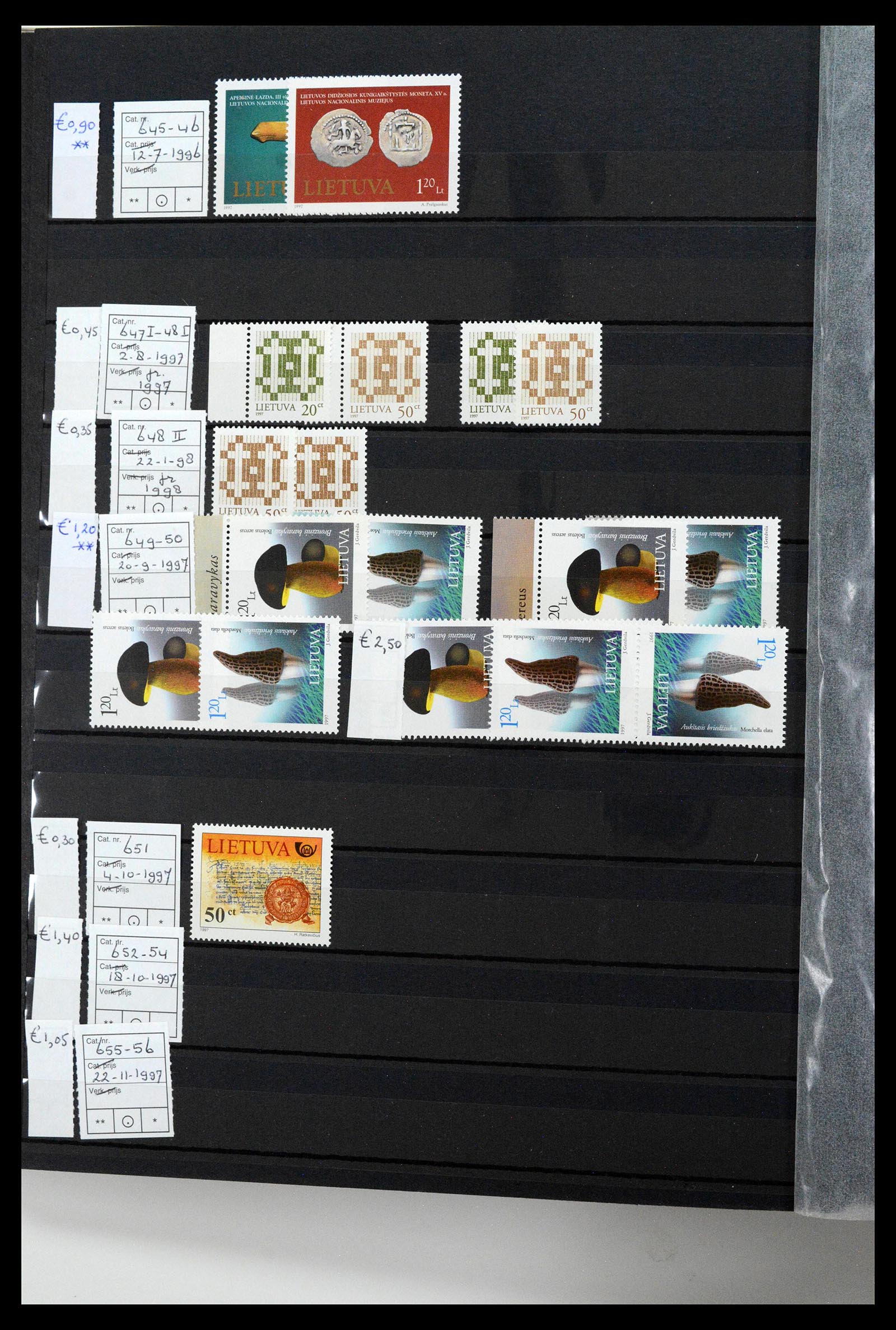 38728 0018 - Postzegelverzameling 38728 Litouwen 1991-2022!