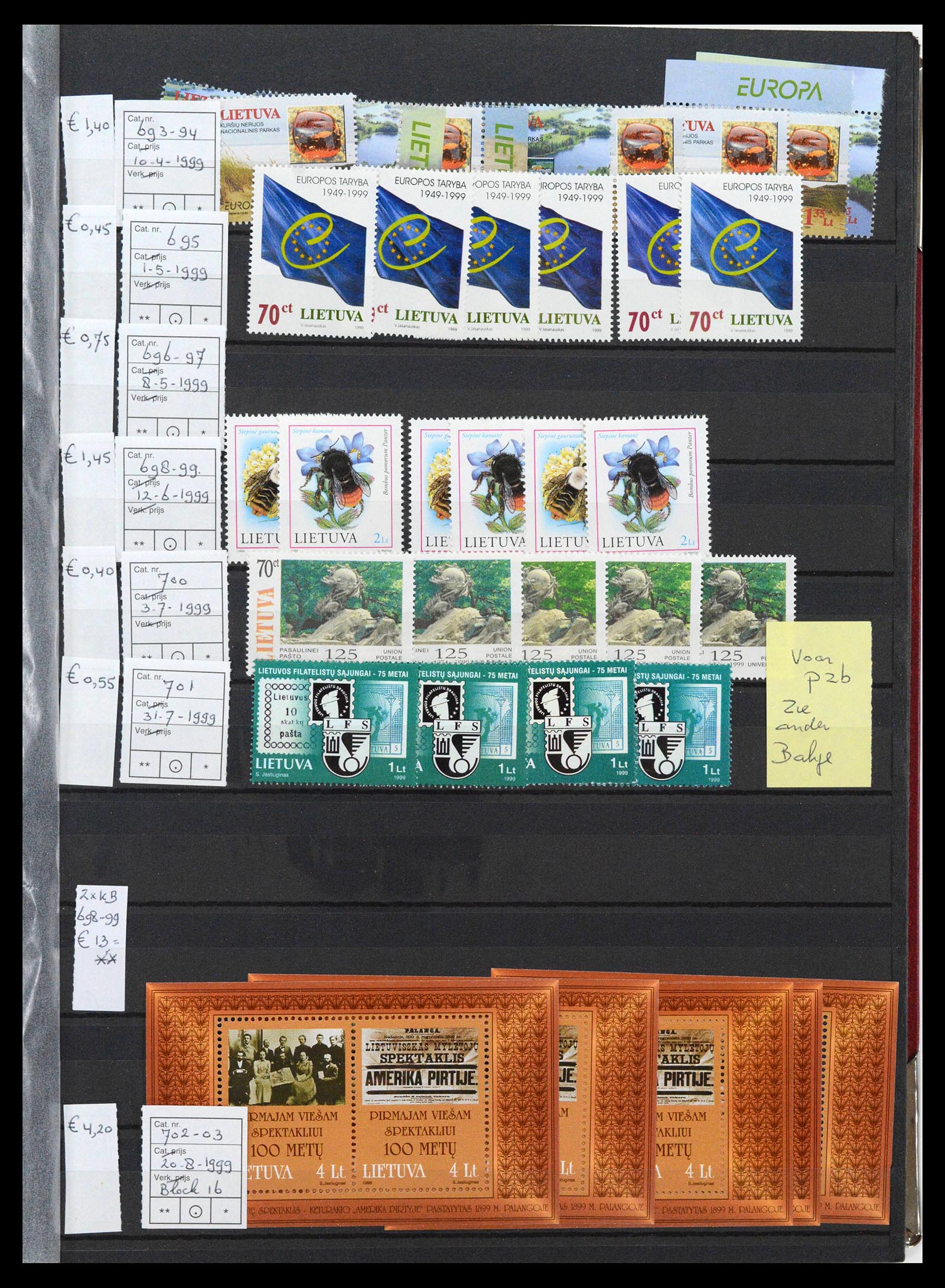 38728 0023 - Postzegelverzameling 38728 Litouwen 1991-2022!