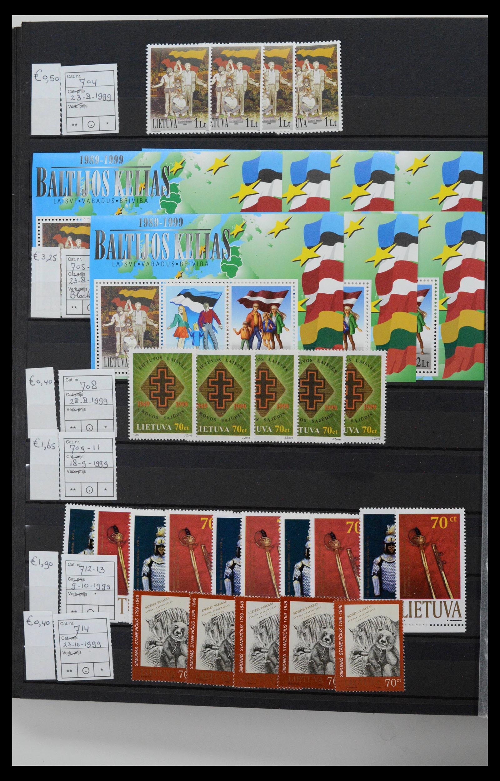 38728 0024 - Postzegelverzameling 38728 Litouwen 1991-2022!