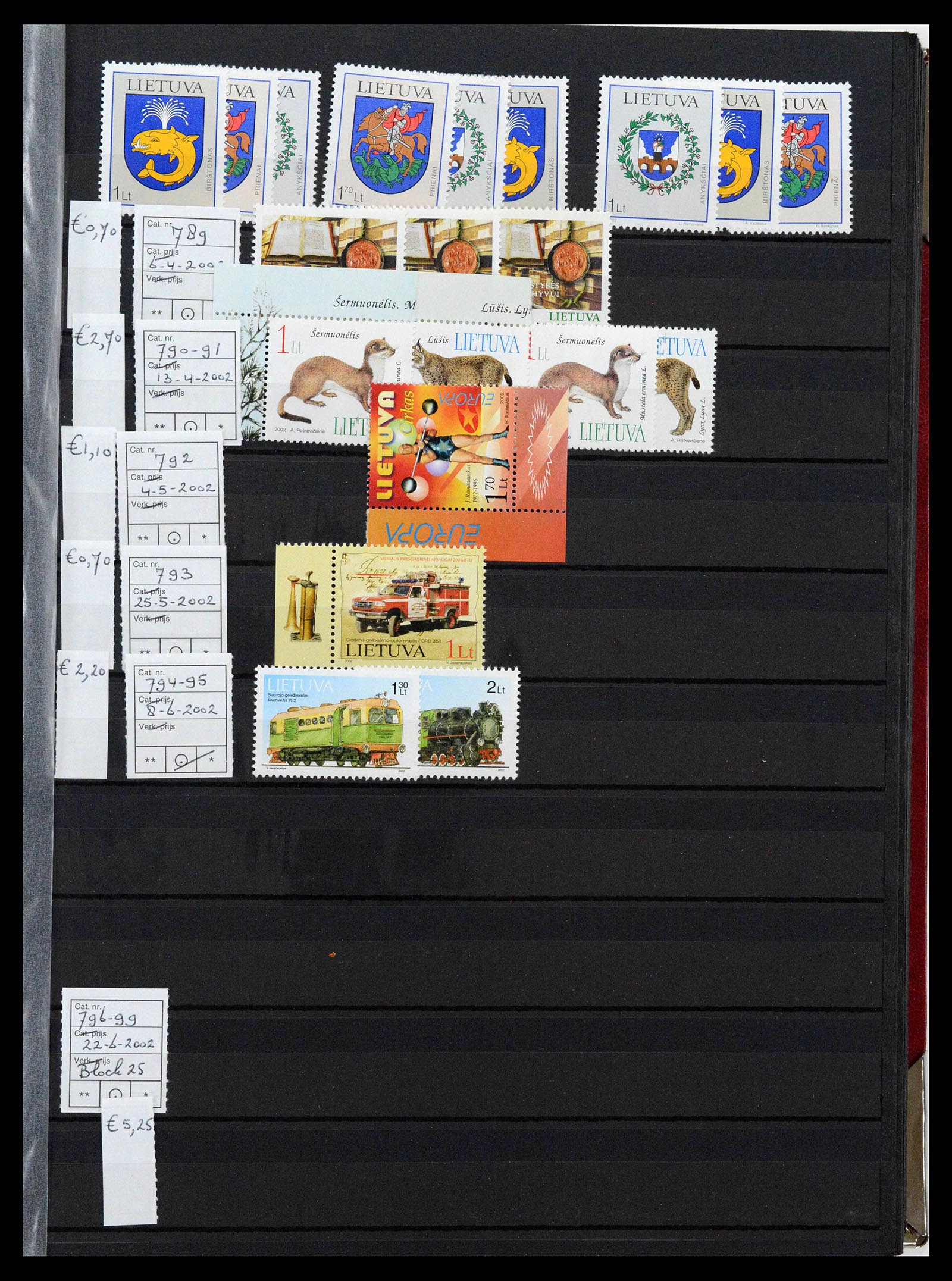 38728 0031 - Postzegelverzameling 38728 Litouwen 1991-2022!