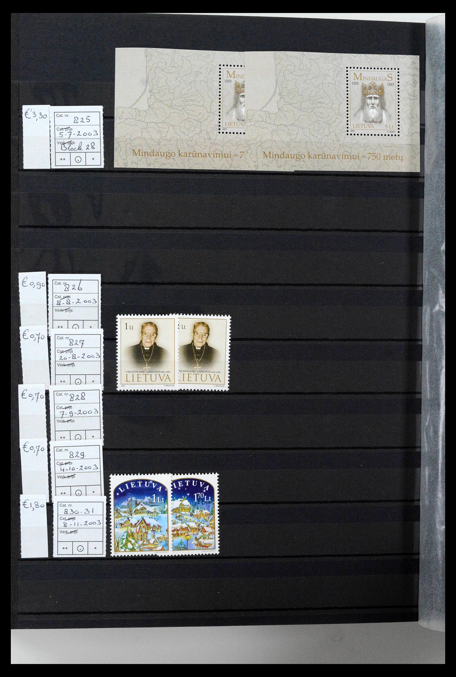 38728 0034 - Postzegelverzameling 38728 Litouwen 1991-2022!