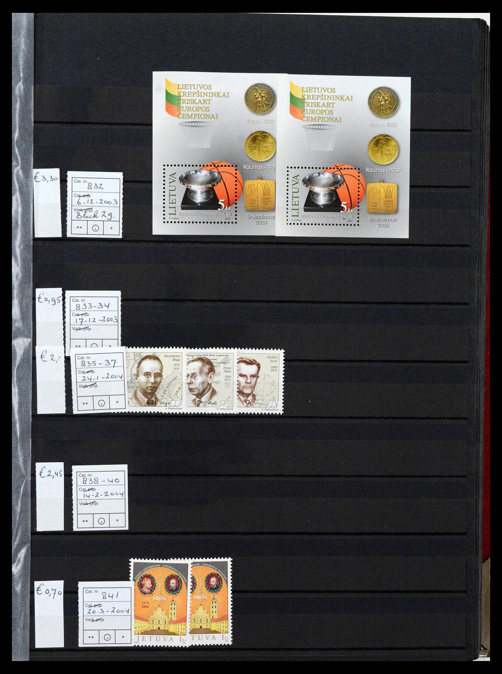 38728 0035 - Postzegelverzameling 38728 Litouwen 1991-2022!