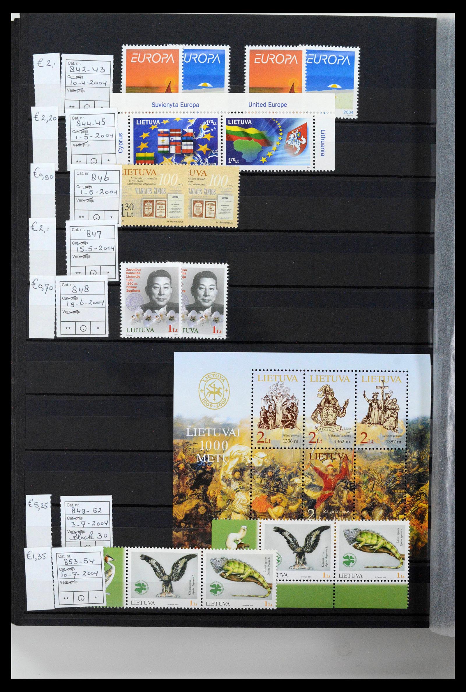 38728 0036 - Postzegelverzameling 38728 Litouwen 1991-2022!
