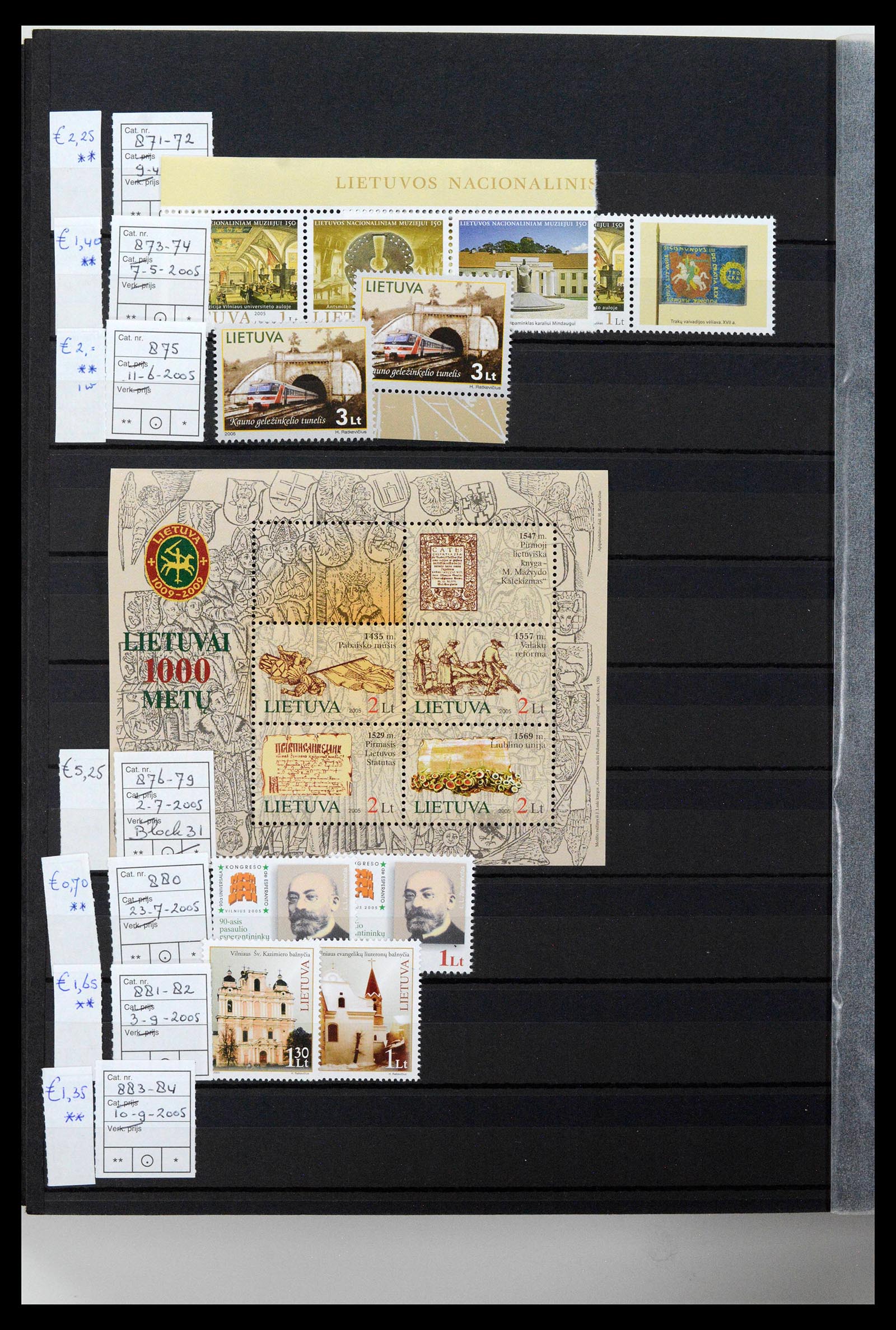 38728 0038 - Postzegelverzameling 38728 Litouwen 1991-2022!
