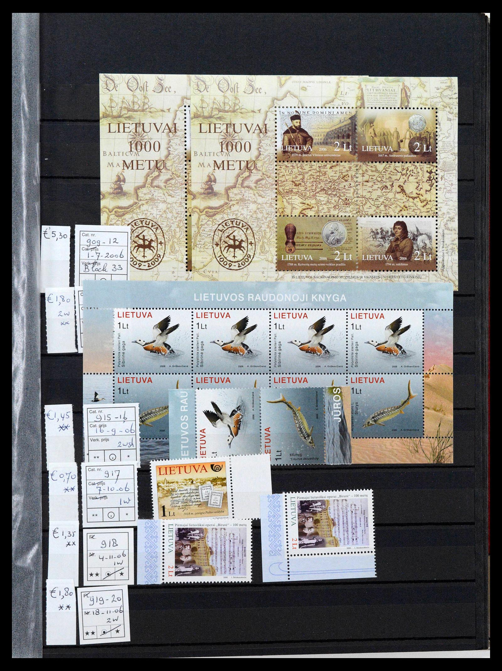 38728 0041 - Postzegelverzameling 38728 Litouwen 1991-2022!