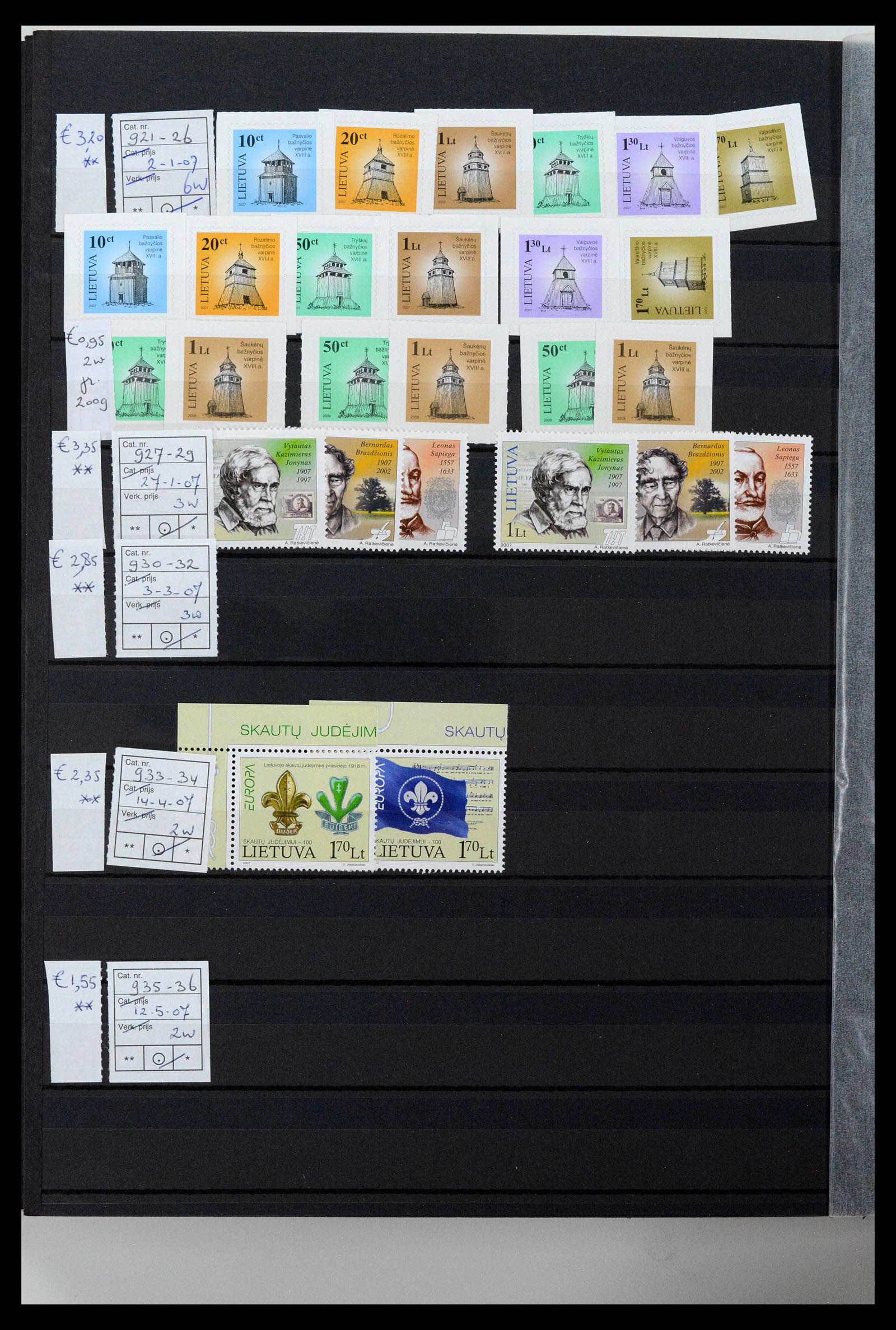 38728 0042 - Postzegelverzameling 38728 Litouwen 1991-2022!