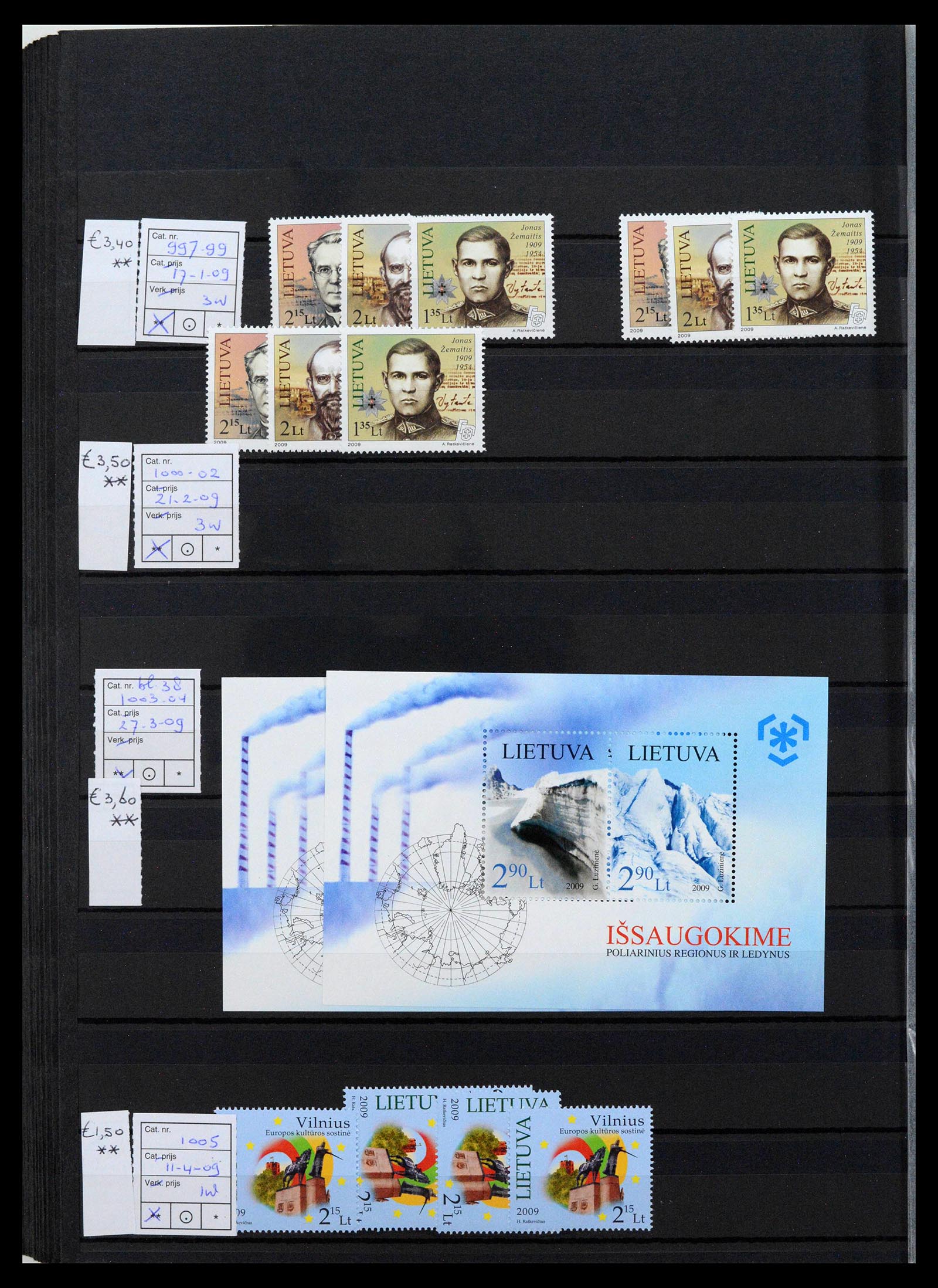 38728 0048 - Postzegelverzameling 38728 Litouwen 1991-2022!