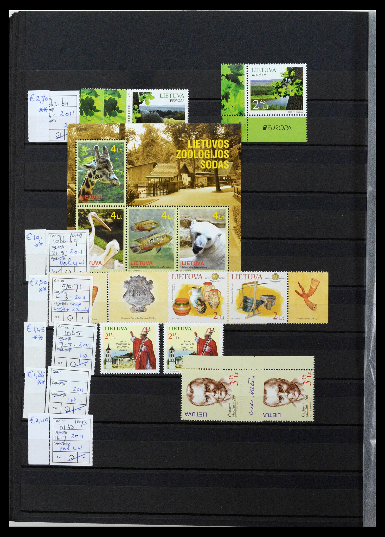 38728 0054 - Postzegelverzameling 38728 Litouwen 1991-2022!