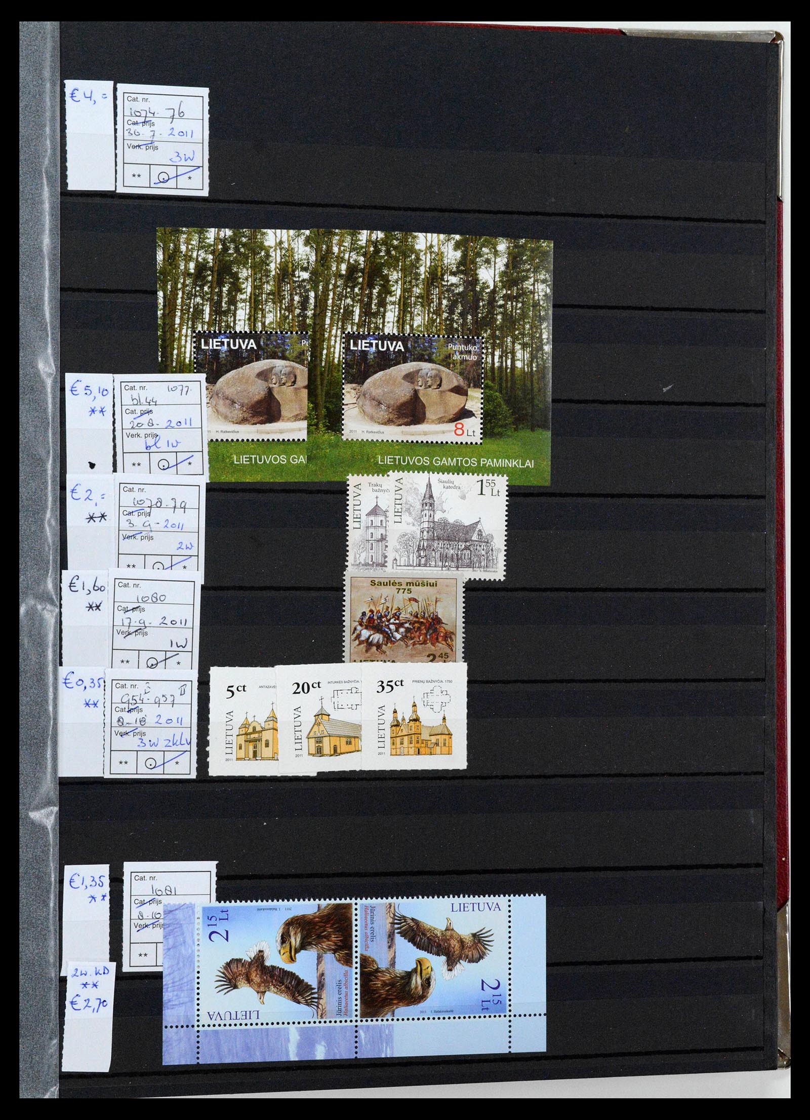 38728 0055 - Postzegelverzameling 38728 Litouwen 1991-2022!