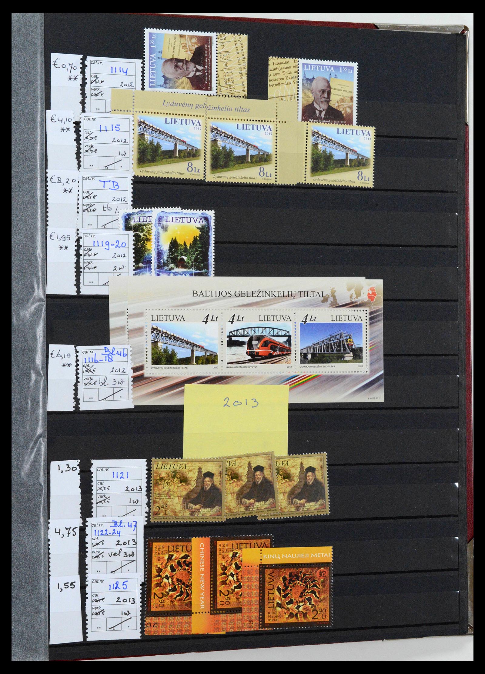 38728 0059 - Postzegelverzameling 38728 Litouwen 1991-2022!