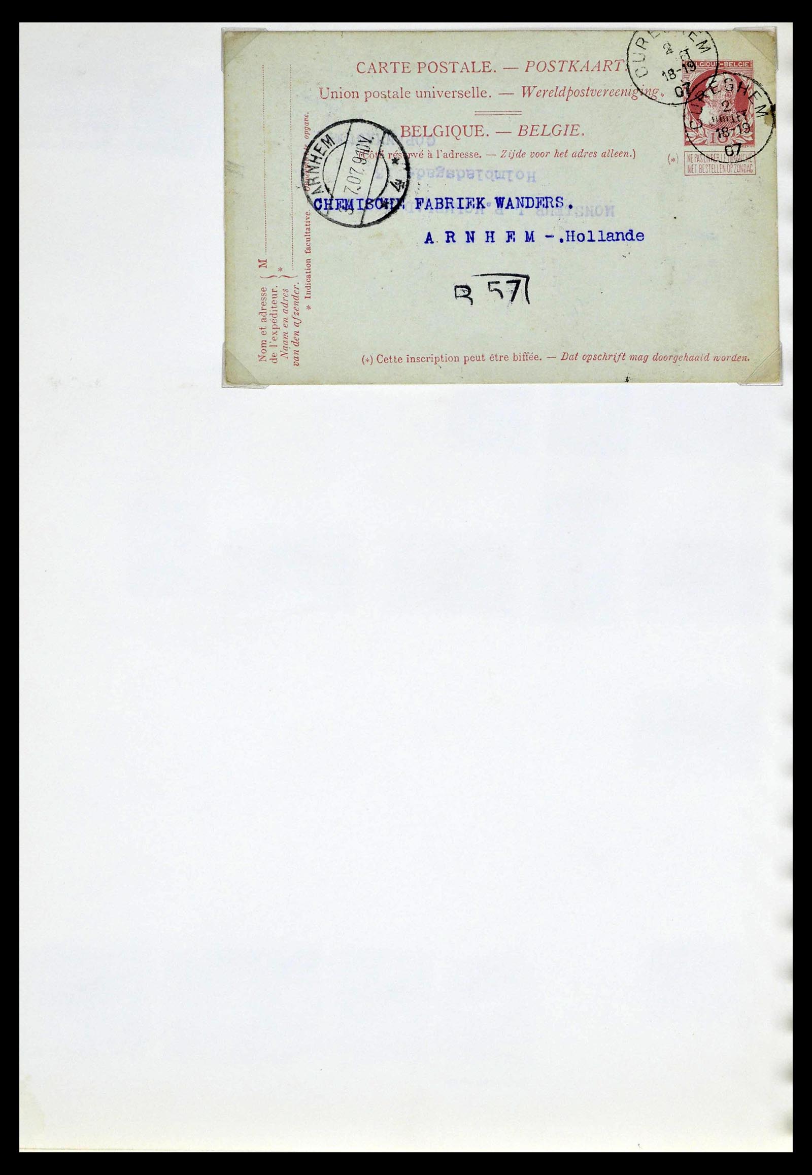 38729 0011 - Postzegelverzameling 38729 België stempels 1849-1950.