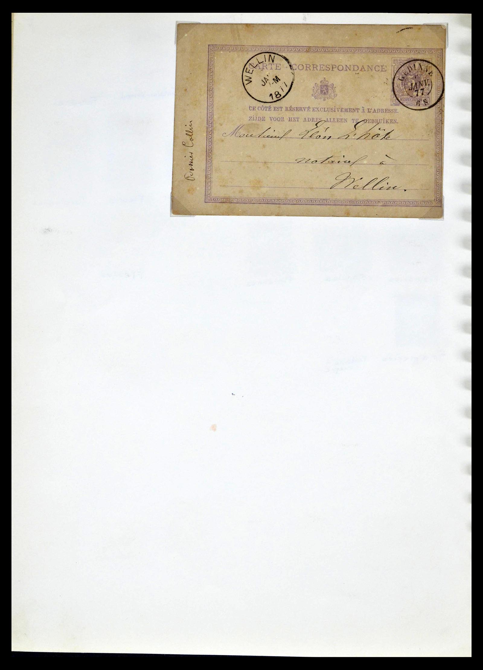 38729 0016 - Postzegelverzameling 38729 België stempels 1849-1950.